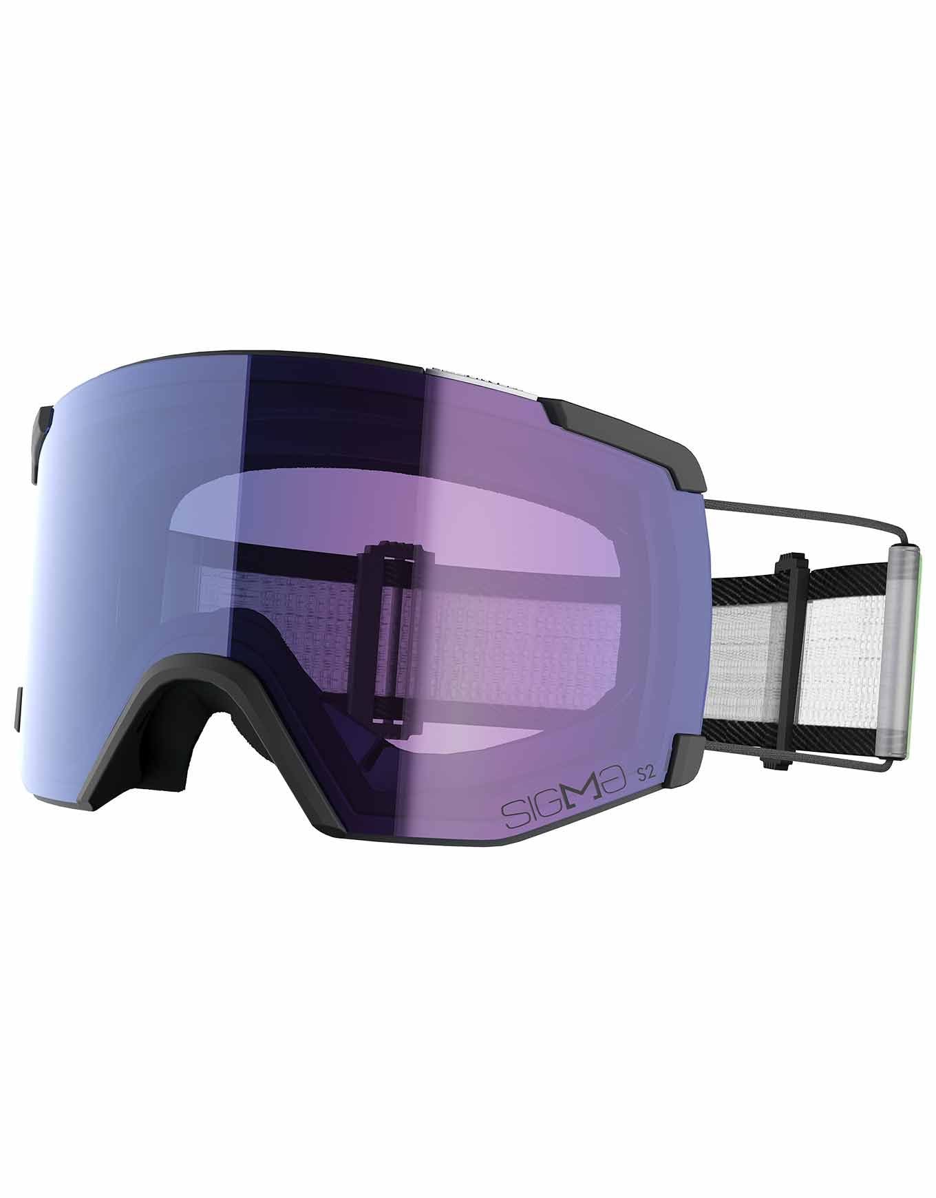 Salomon S/View Sigma Mtn Black Masques de ski : Snowleader