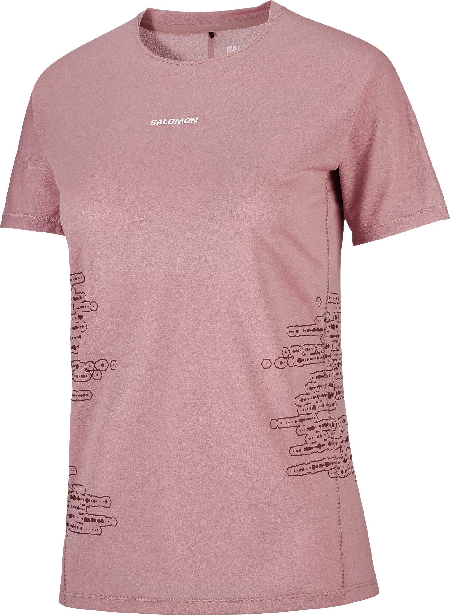 Sense Aero SS Tee GFX W Antler Chocolate Fondant + Salomon