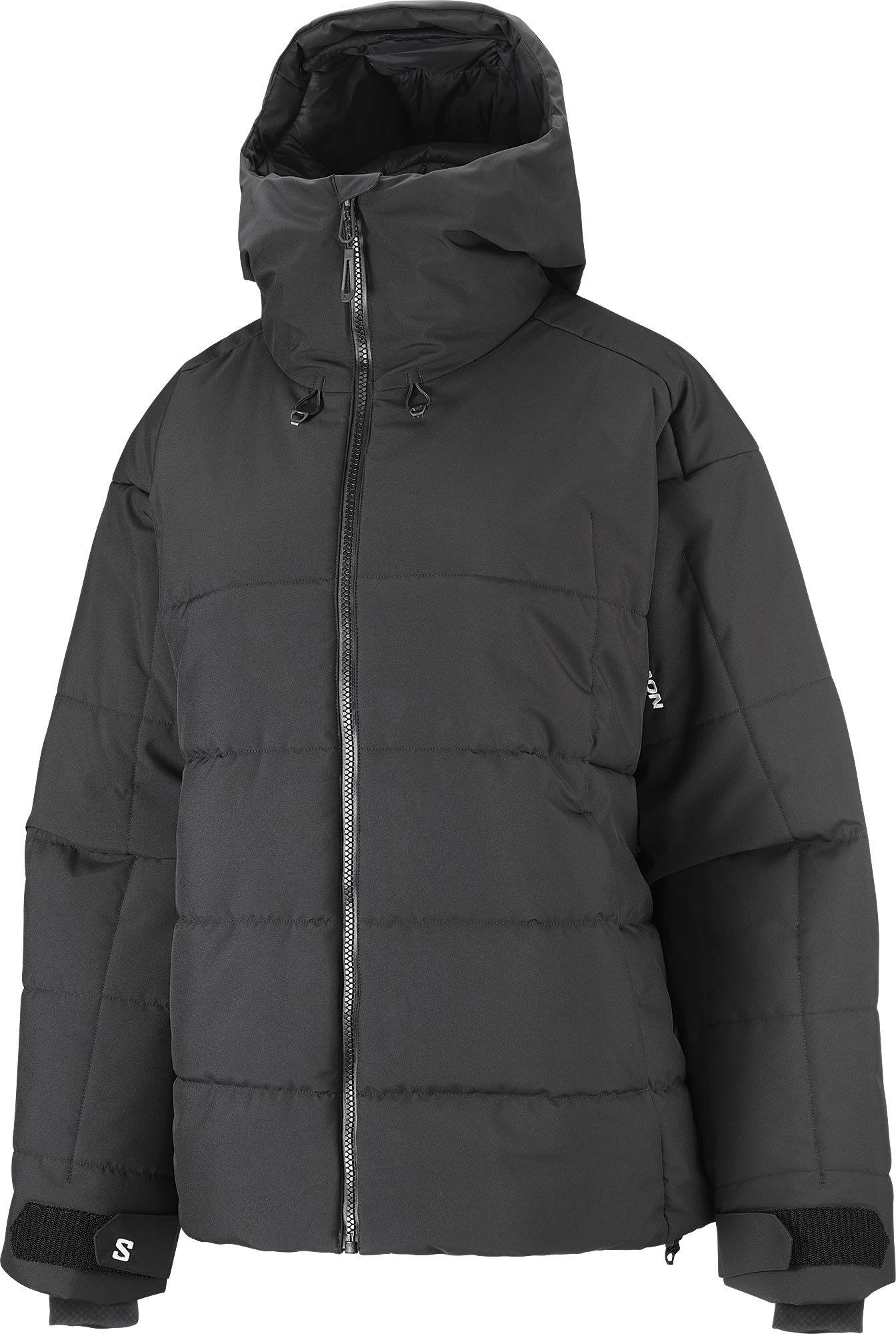 Whitelight Jkt W Deep Black + Salomon