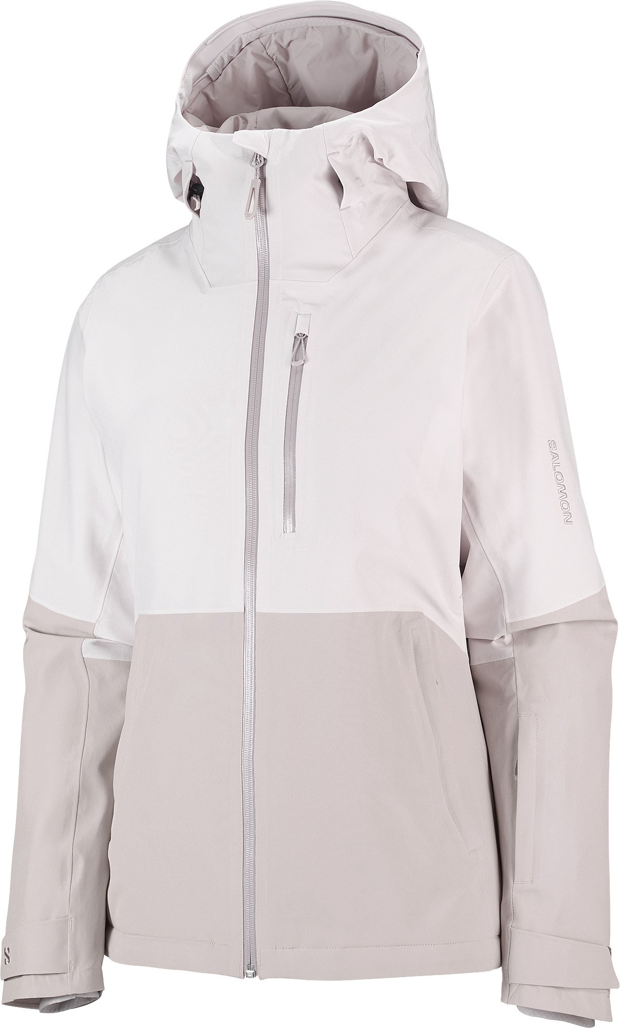 Highland Jacket W White Sand Silver Cloud + Salomon
