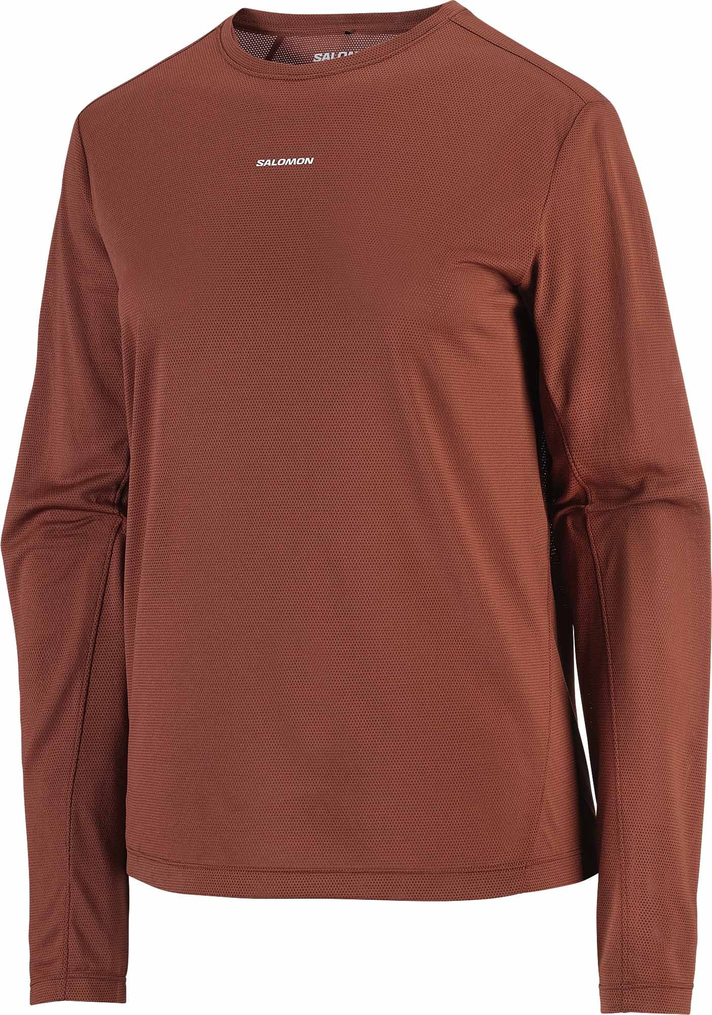 Shkout Core LS Tee W Burnt Umber + Salomon