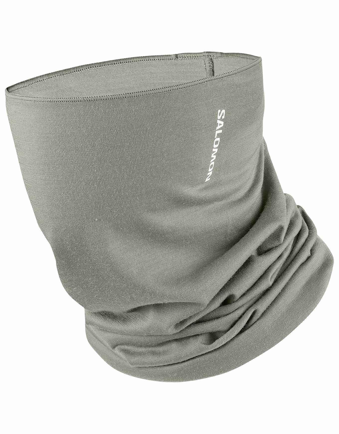 Merino Neck Gaiter U Castor Gray + Salomon