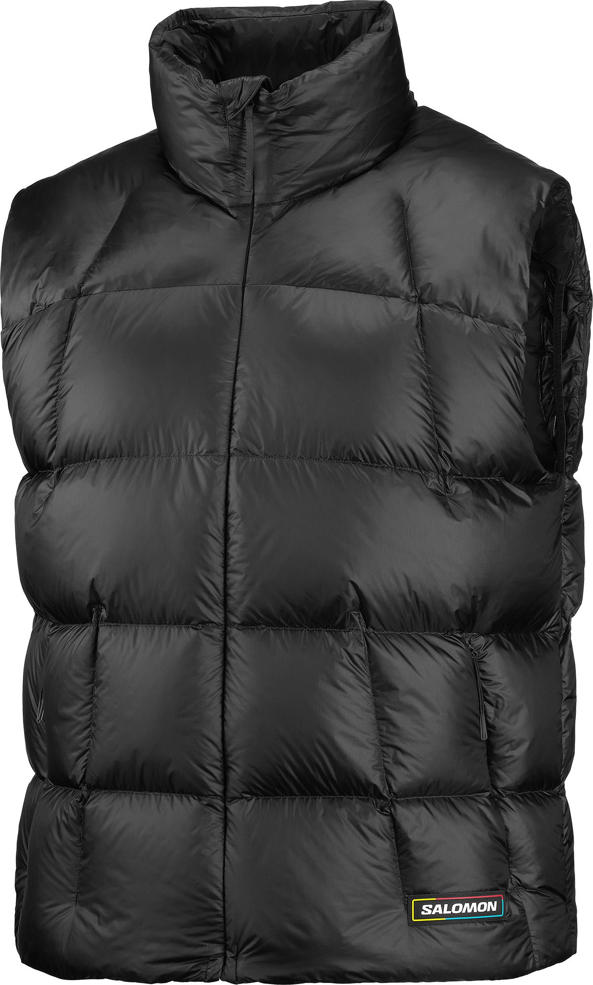 Outpulse Down Vest M Deep Black + Salomon