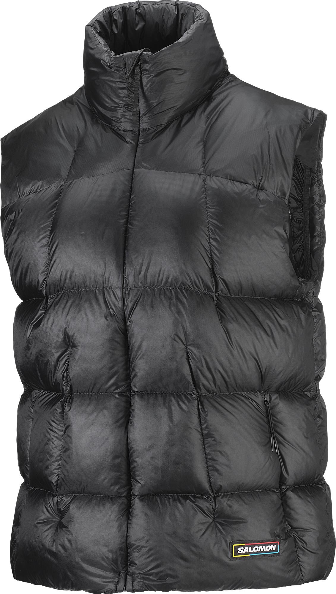 Outpulse Down Vest W Deep Black + Salomon