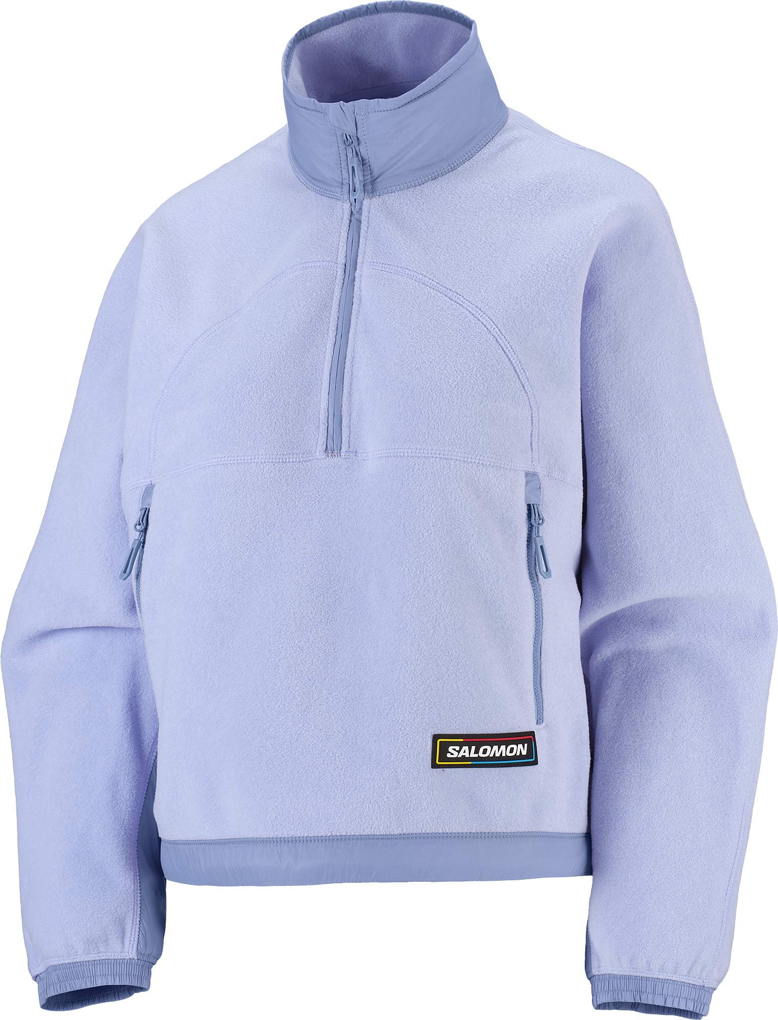 Chroma Fleece Crop HZ W Brunnera Blue + Salomon