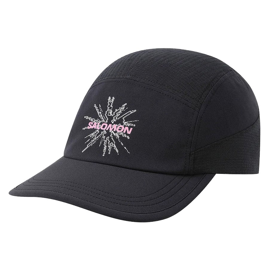Sense Aero Cap GFX U Deep Black Pink Frosting + Salomon