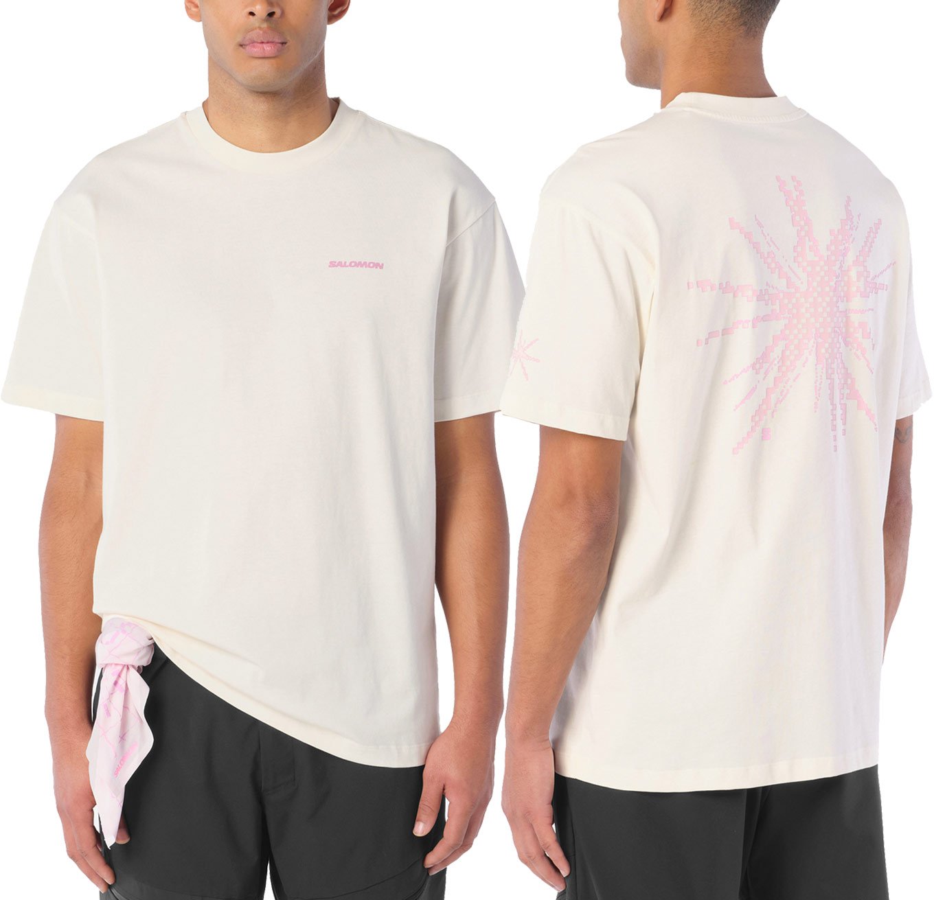 Grvl RX SS Tee M Whisper White + Salomon