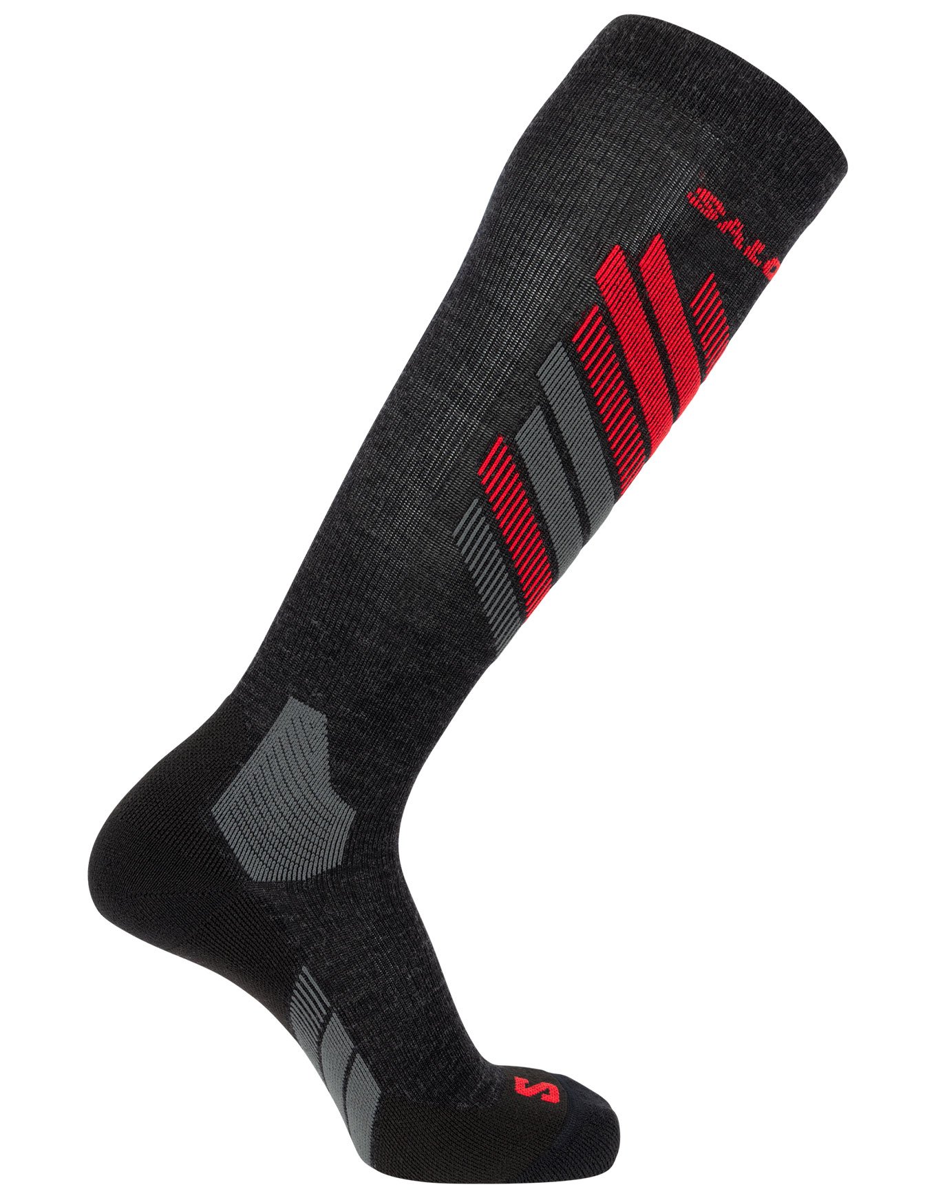 Socks S/Max Anthracite Fiery Red + Salomon