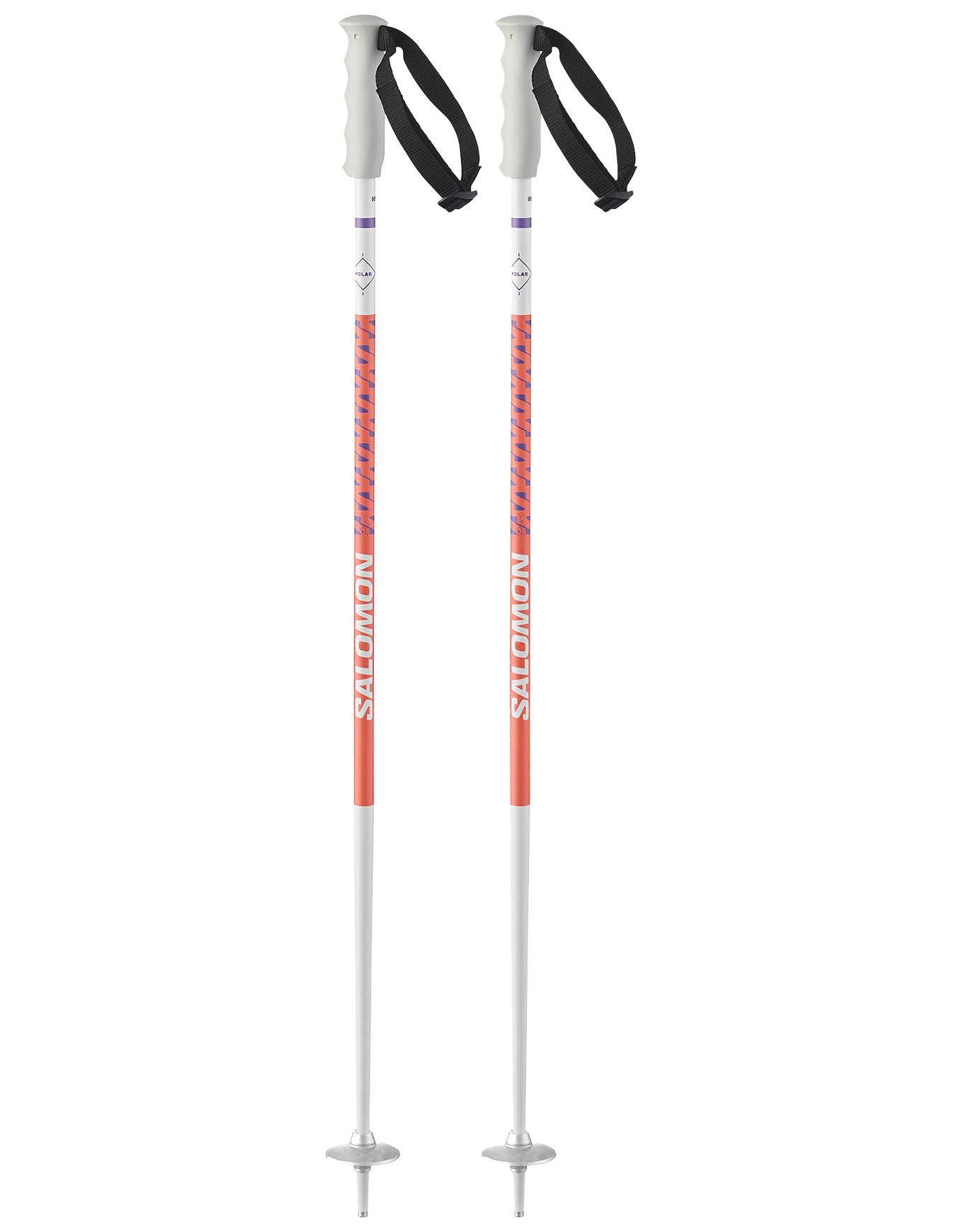 Polar JR White/Fusion Coral + Salomon