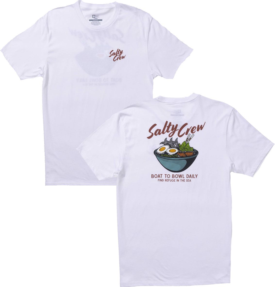 Fish Bowl SS Tee White + Salty Crew