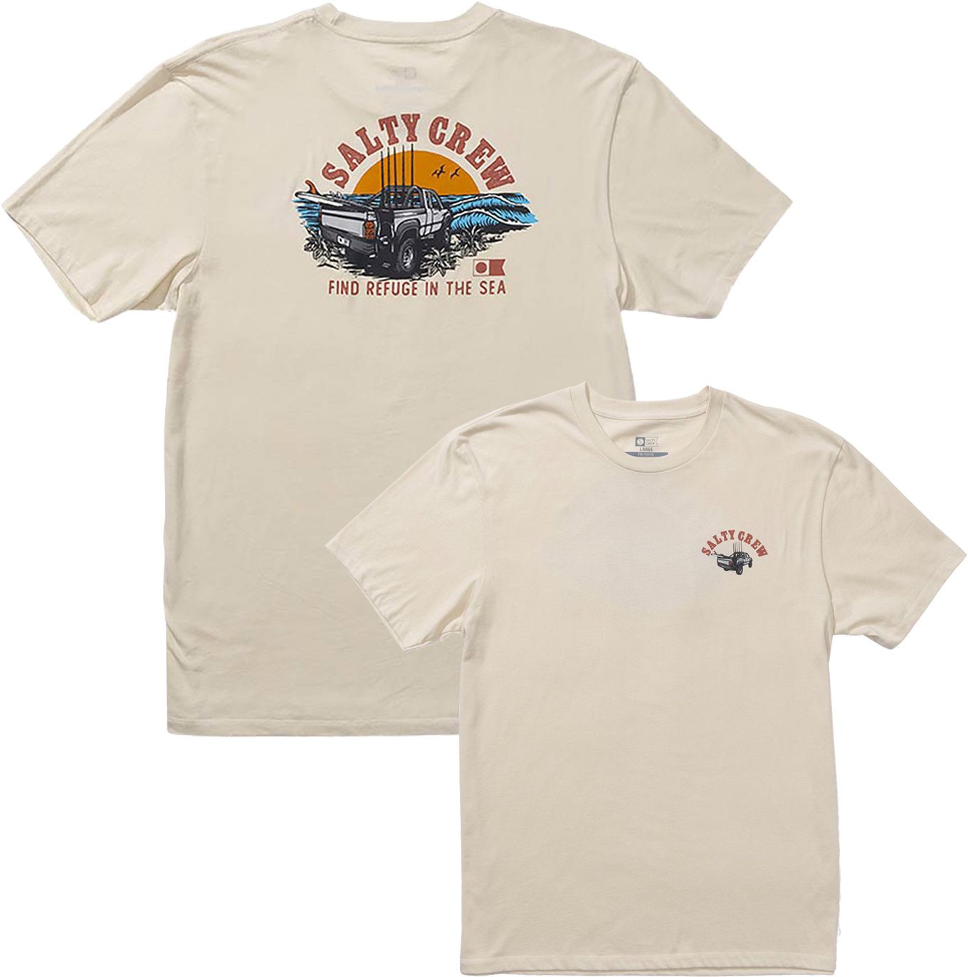 Lifted SS Tee Moonbeam + Salty Crew