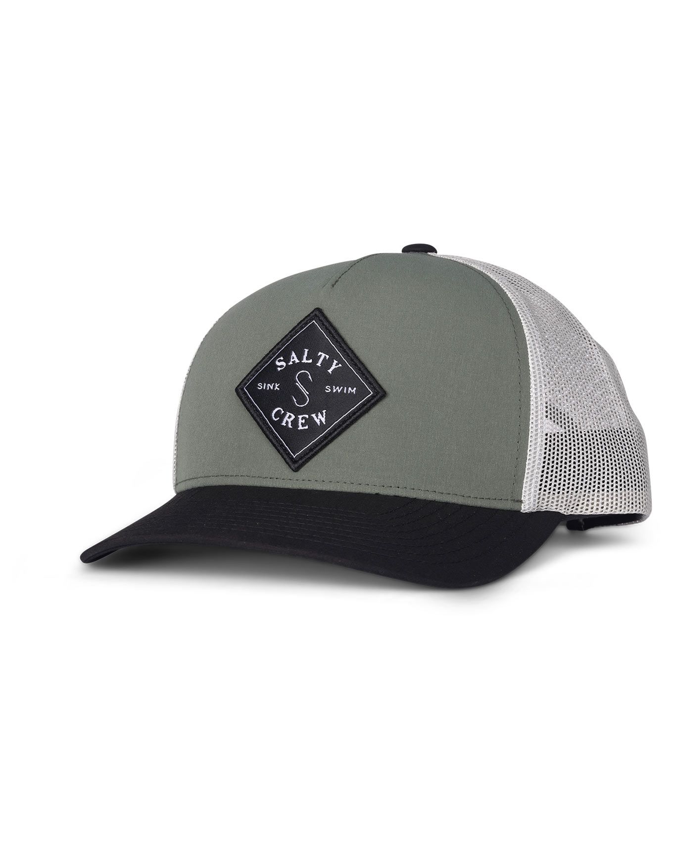 Sea Line Retro Trucker Olive/Black + Salty Crew