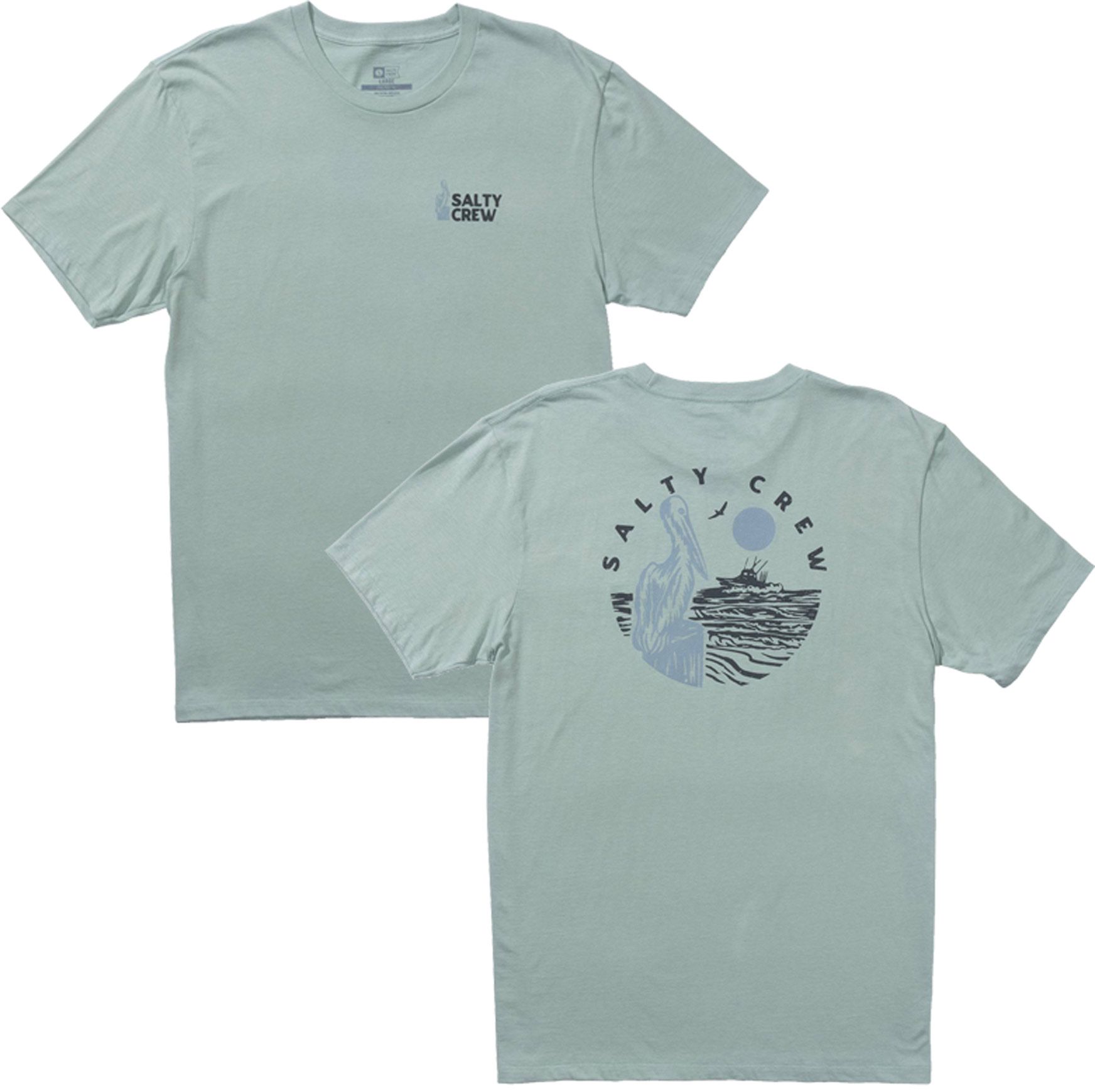 Stakeout SS Tee Mackerel + Salty Crew