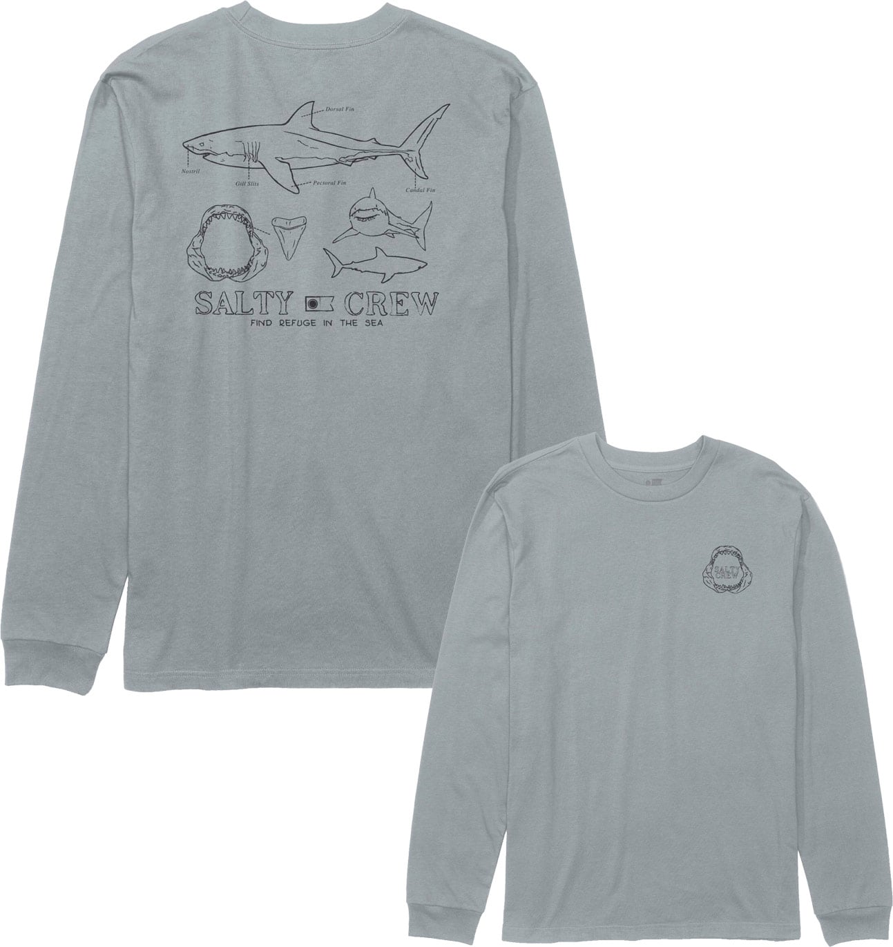 Great White LS Tee Quarry + Salty Crew