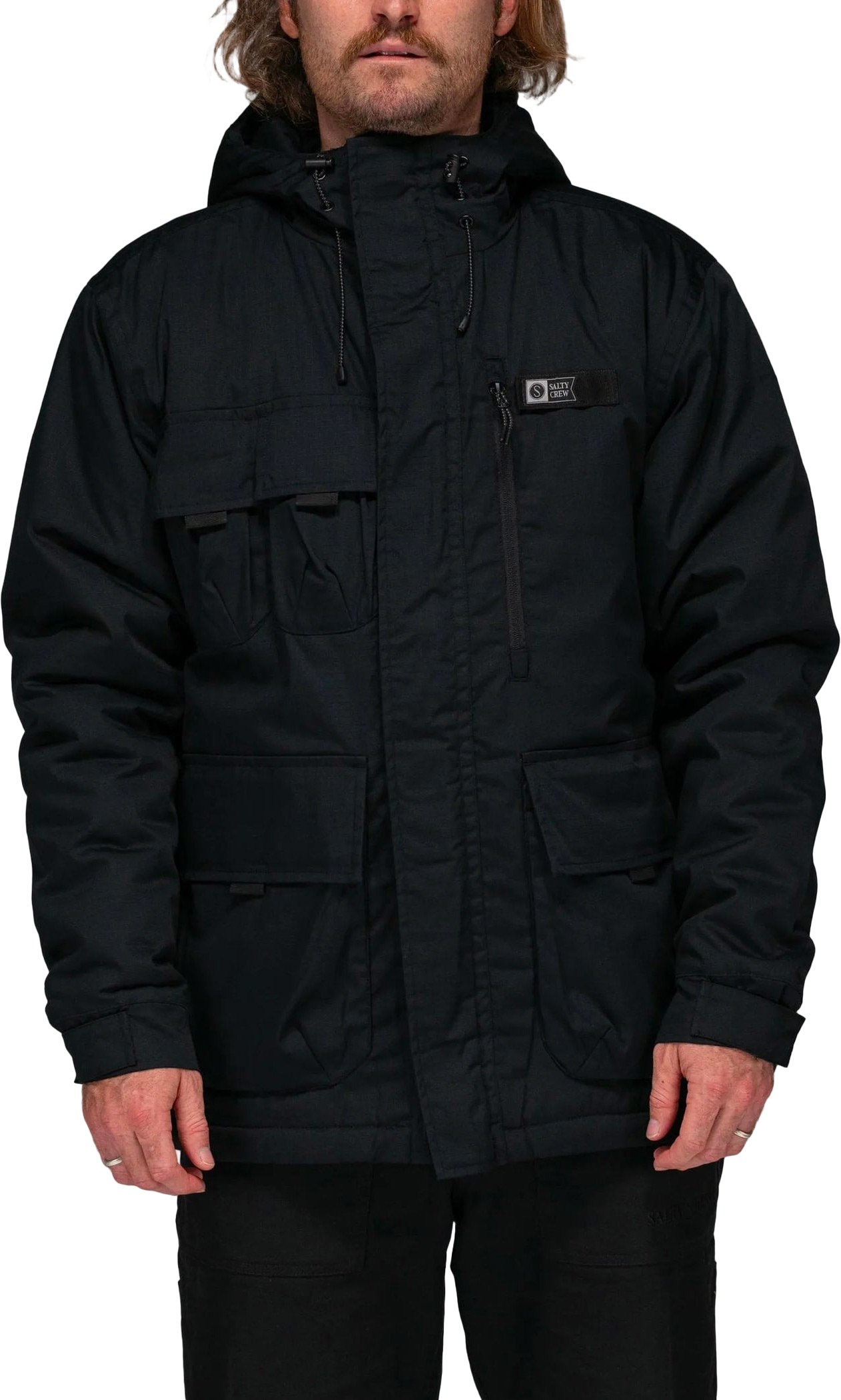 Torent Tech Jacket Black + Salty Crew