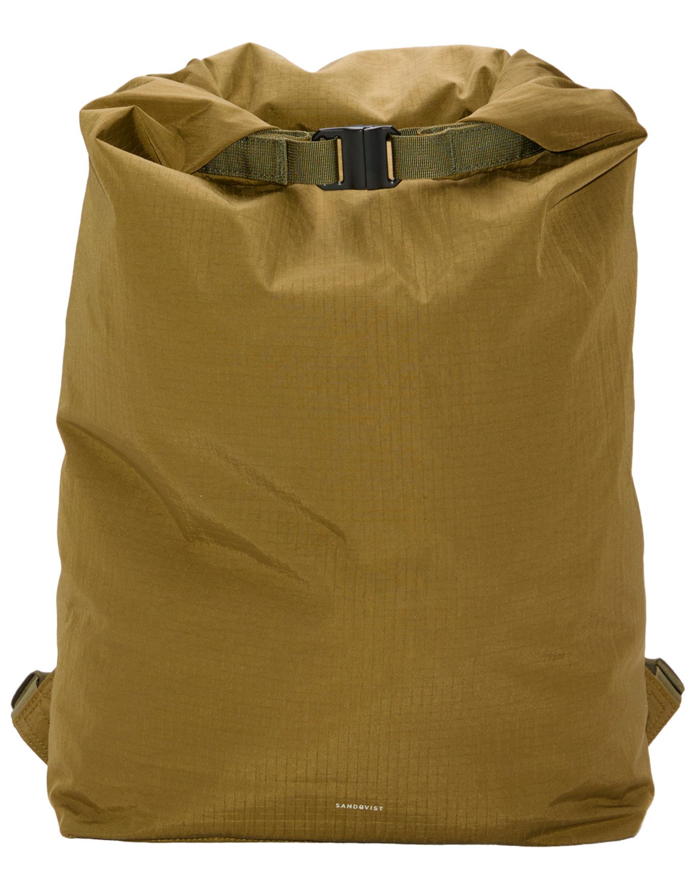 Grid Rolltop Backpack Bag 14" Olive