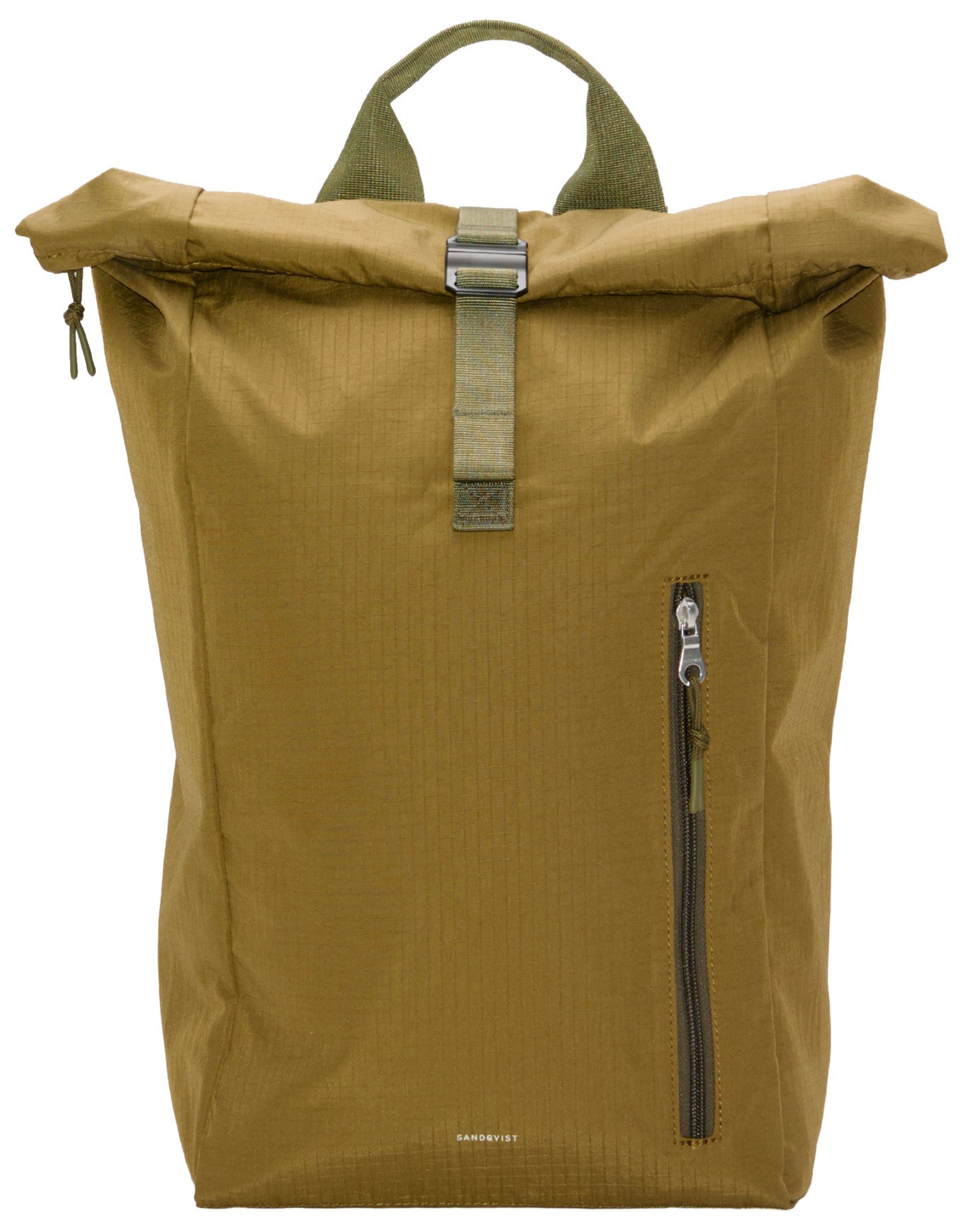 Grid Rolltop Backpack Bag 16" Black