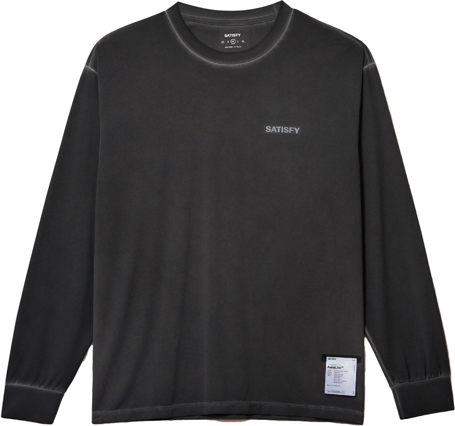 AuraLite Long Tee Pigment Black + Satisfy