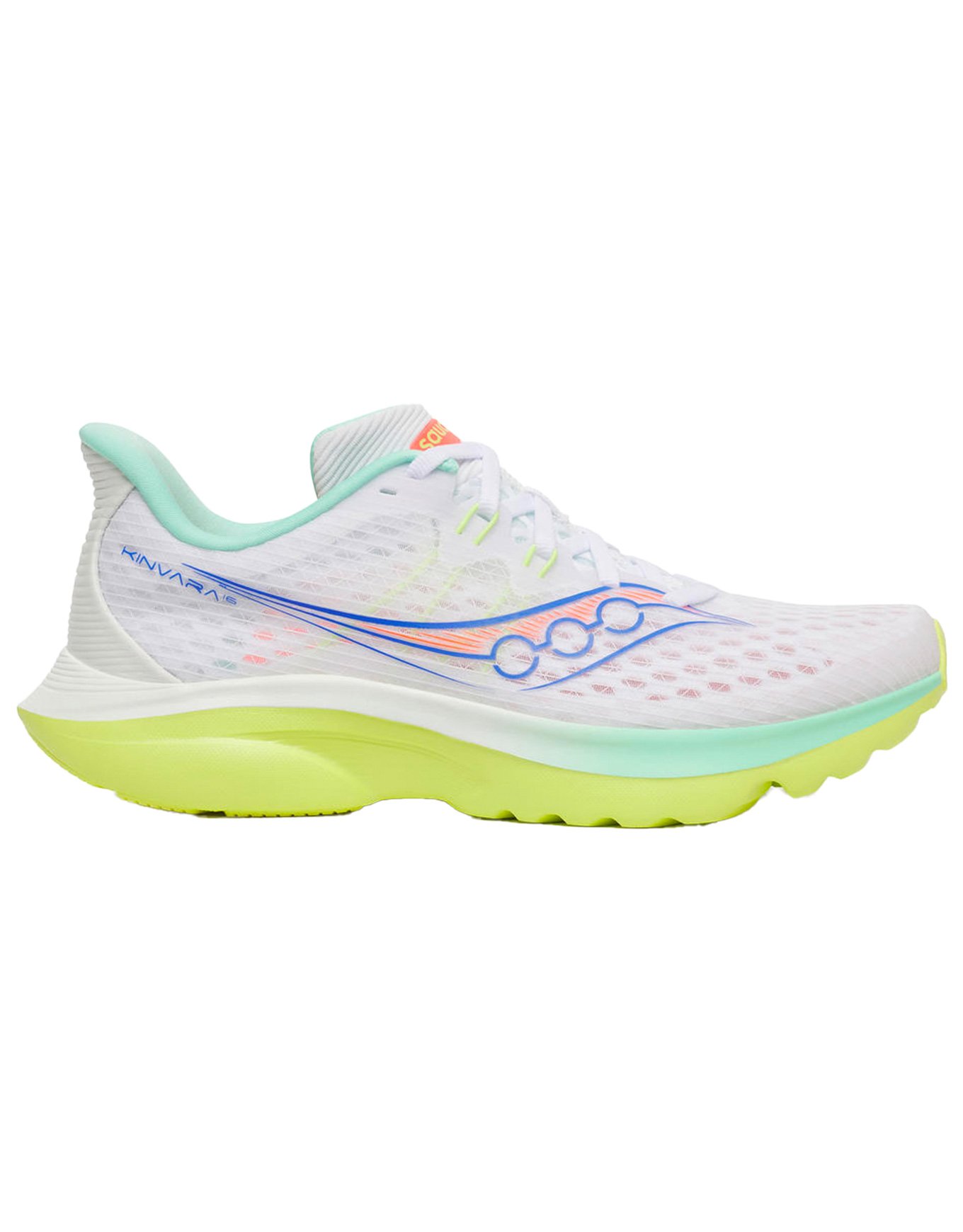 Kinvara 16 White/Tart + Saucony