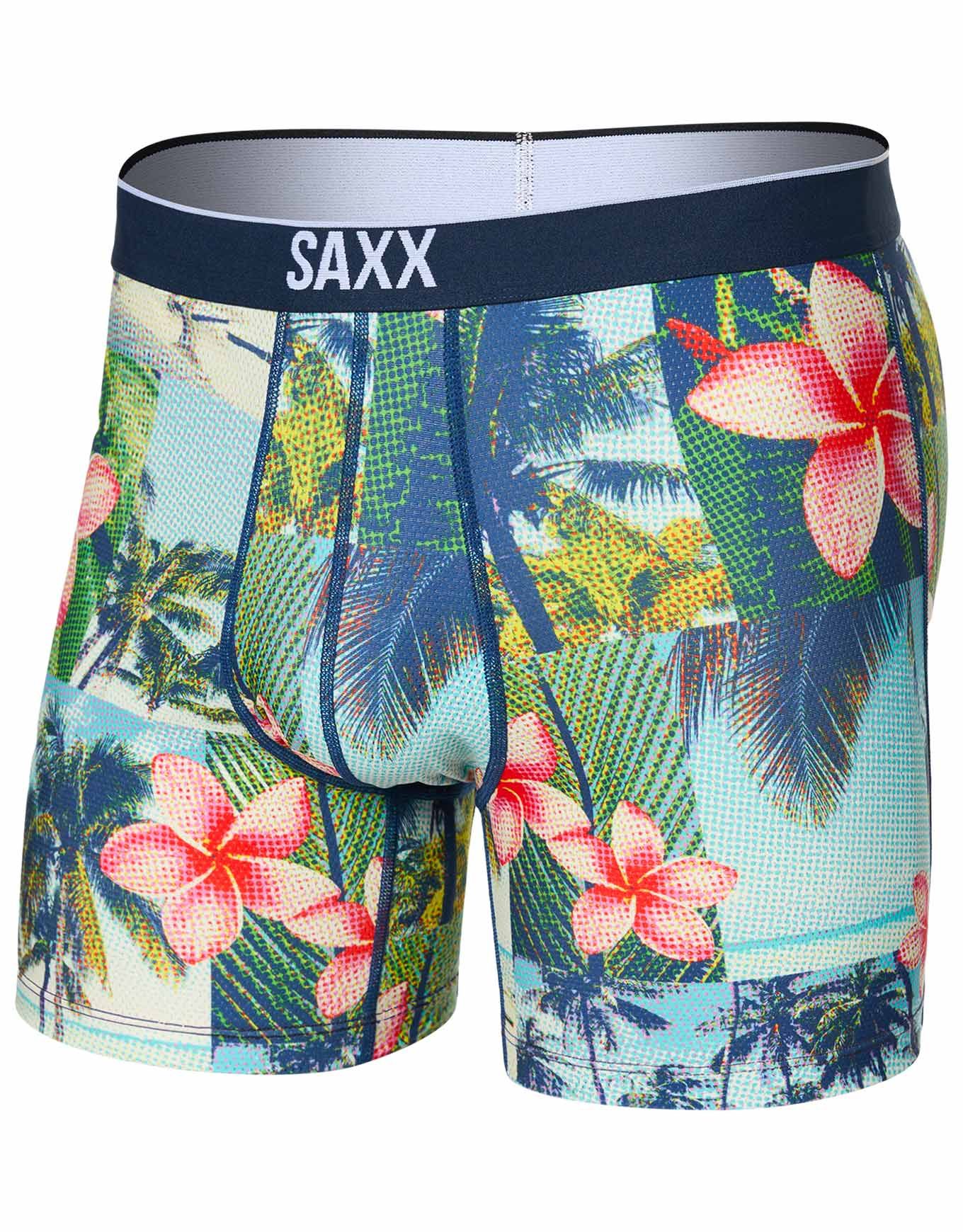 Volt Breathable Mesh Tropiques Demi-Teinte-Multi + Saxx Underwear