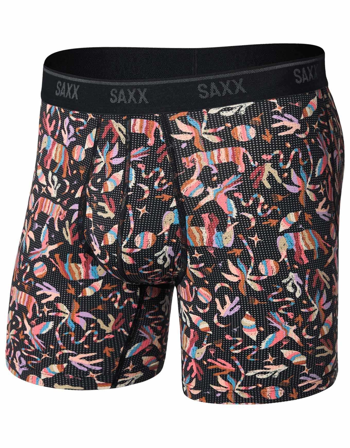 Quest Quick-Dry Mesh BB Fly Adobe Zoo + Saxx Underwear