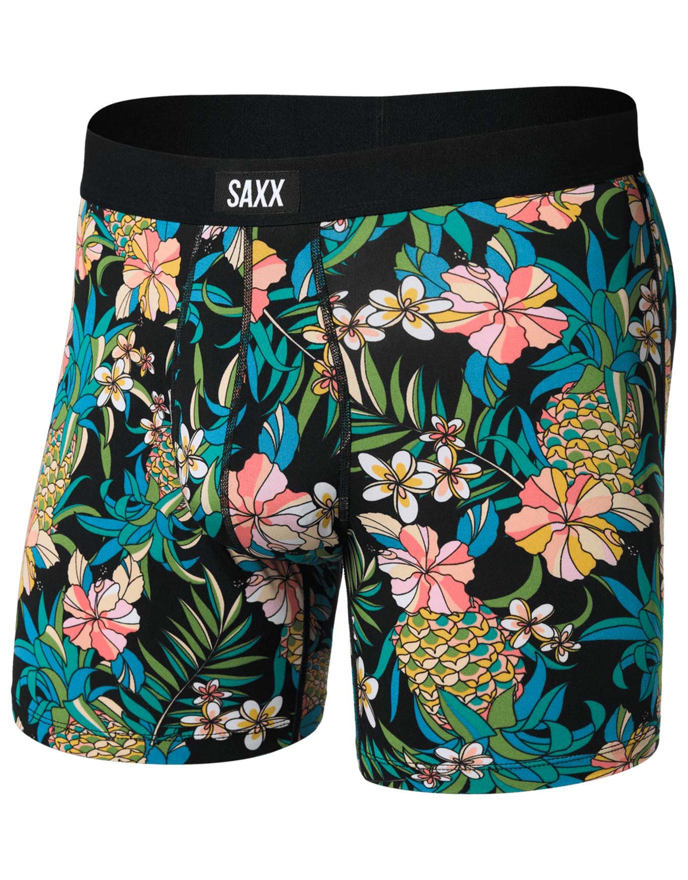 Daytripper Comfort Stretch BB Fly Pineapple Field/Black + Saxx Underwear