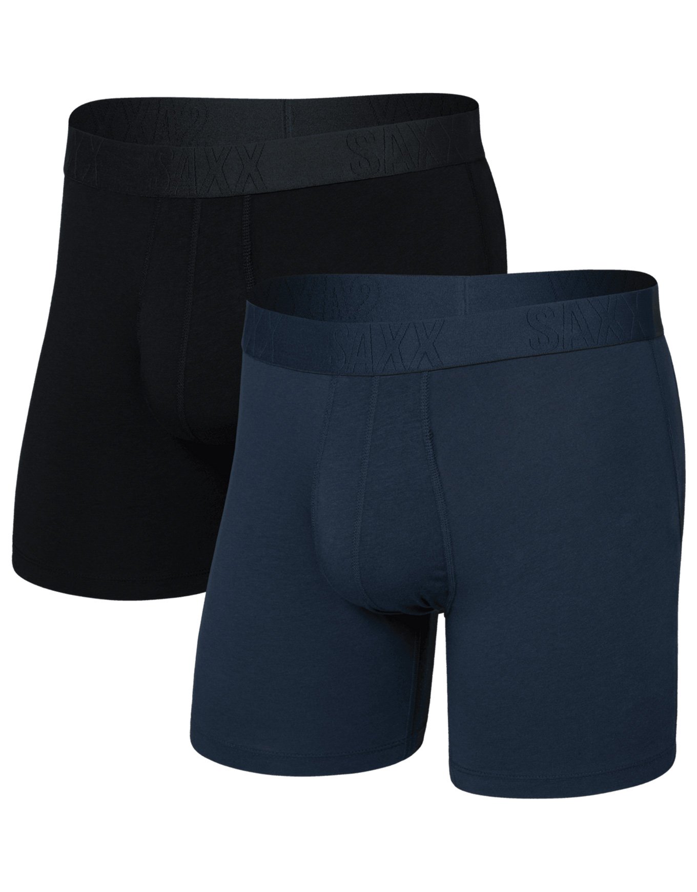 Droptemp Cooling Cotton BB Fly 2pk Dark Ink/Black + Saxx Underwear