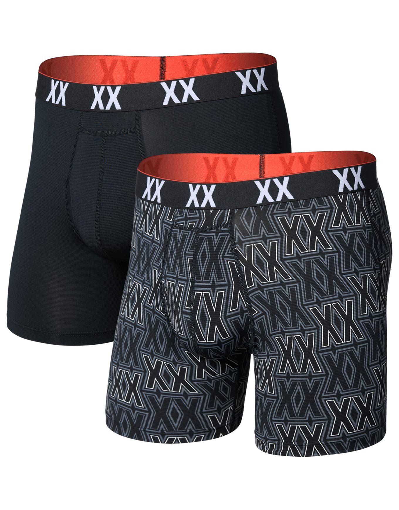 Multi-Sport Mesh BB Fly 2pk XXcellence/Black + Saxx Underwear