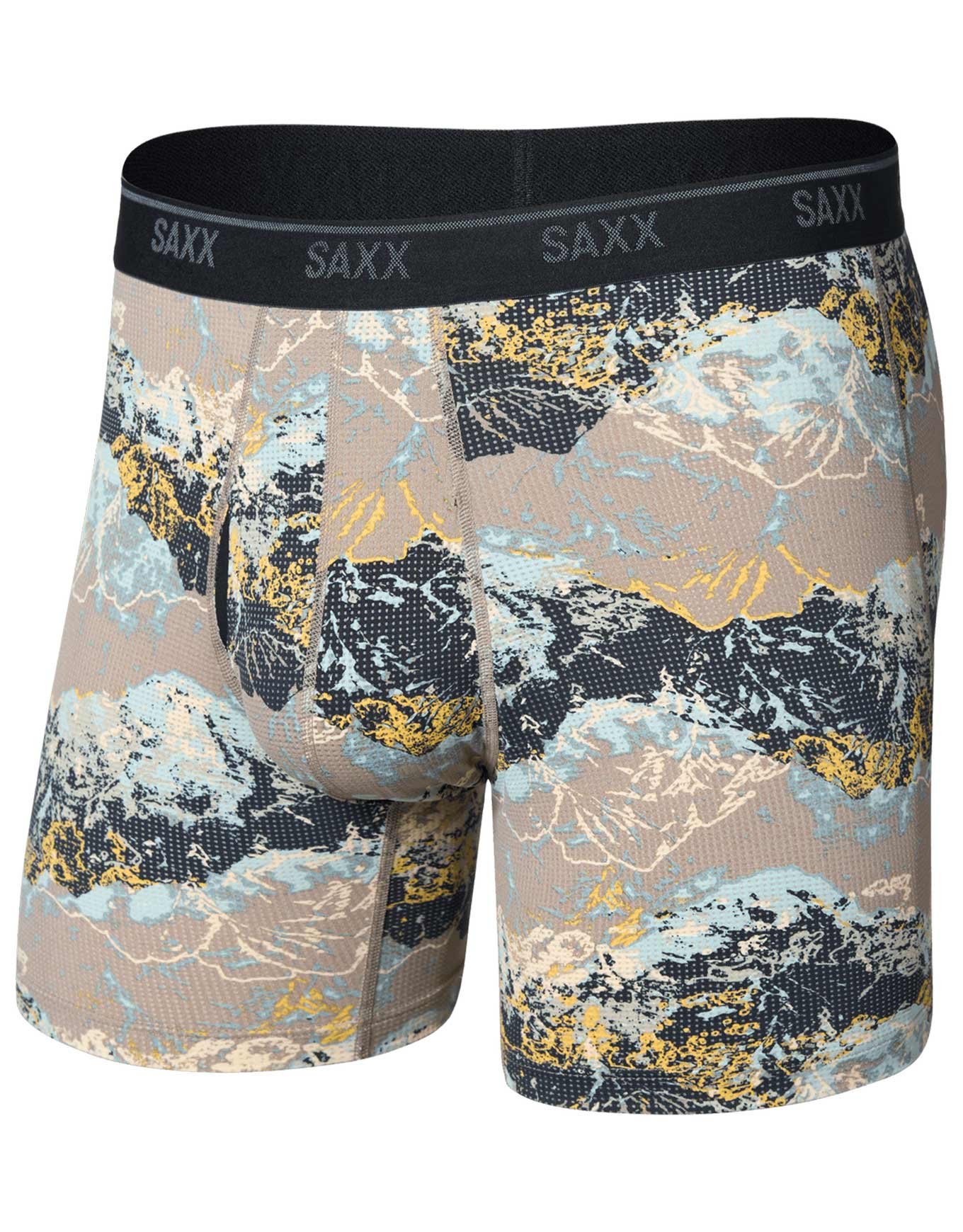 Quest Quick-Dry Mesh BB Fly Summits/Cinder + Saxx Underwear