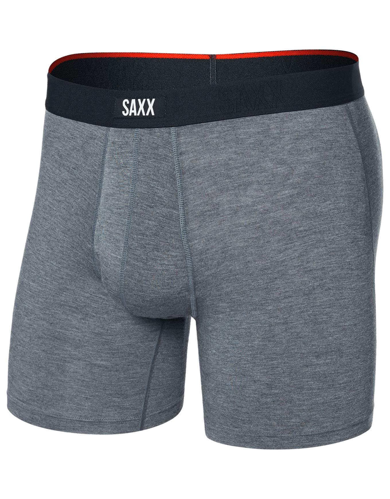 Vibe Xtra Soft Comfort BB Fly Dark Grey Heather + Saxx Underwear