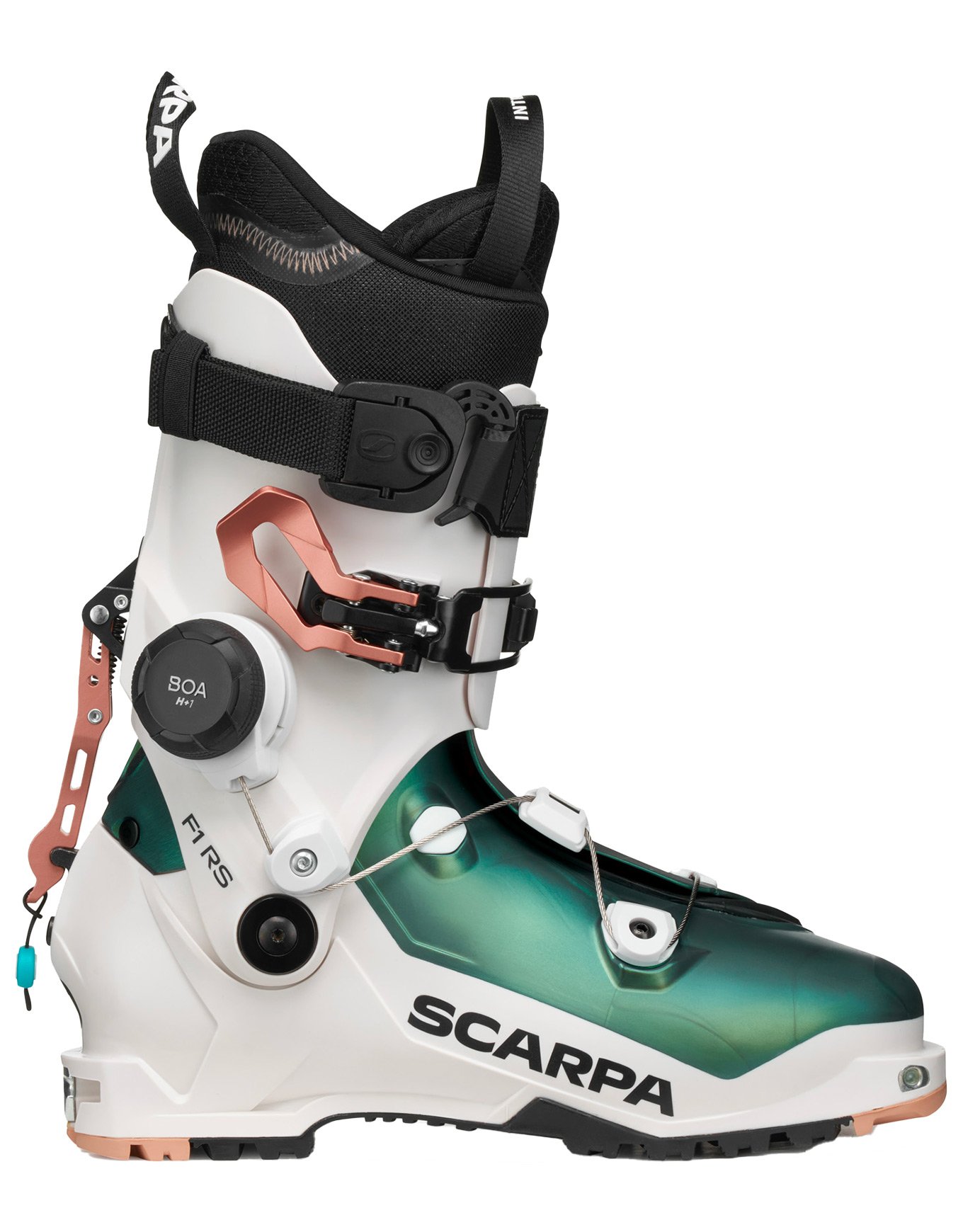 F1 RS W White Rainbow Green + Scarpa