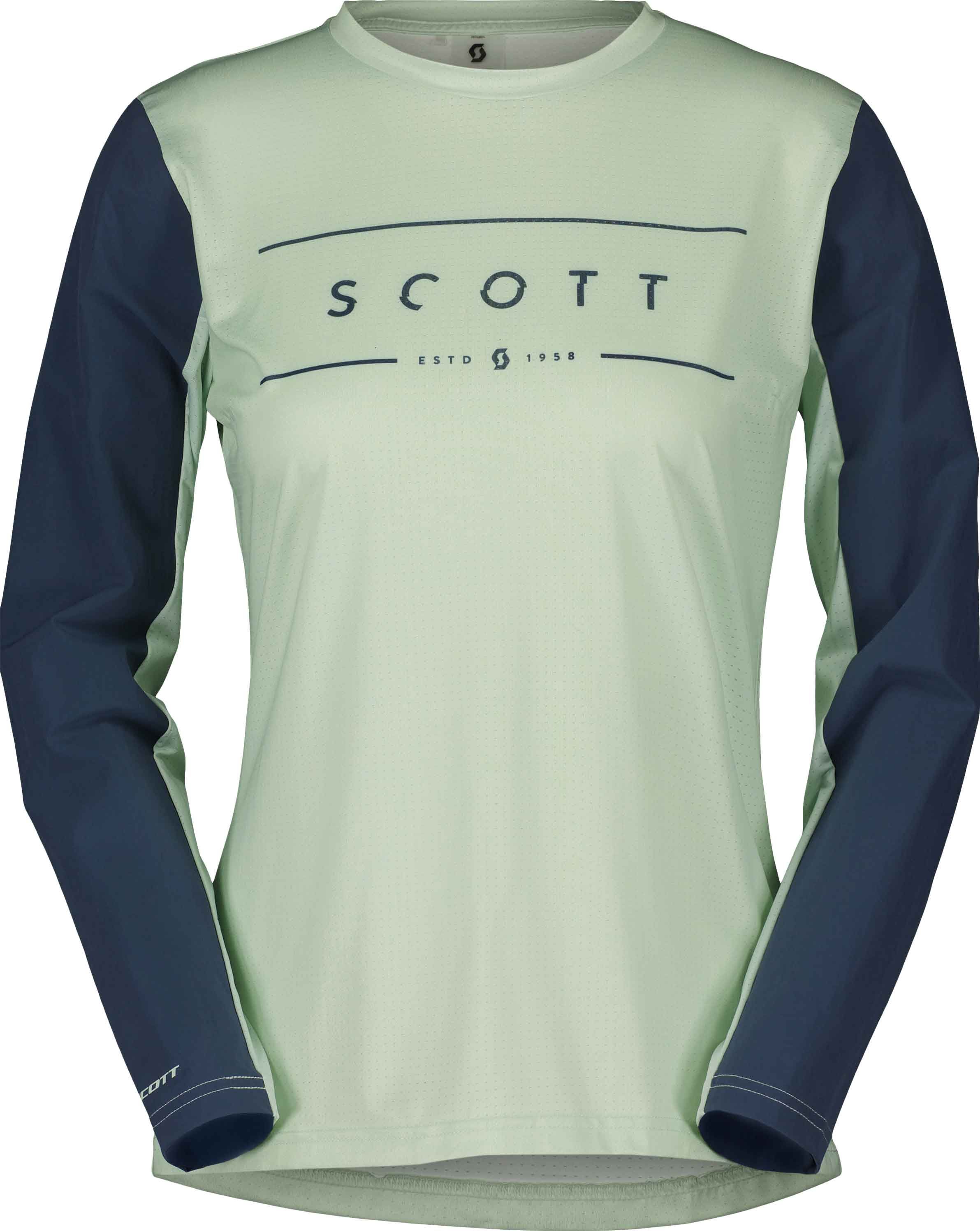 Trail Vertic W Tee Fresh Green/Metal Blue + Scott