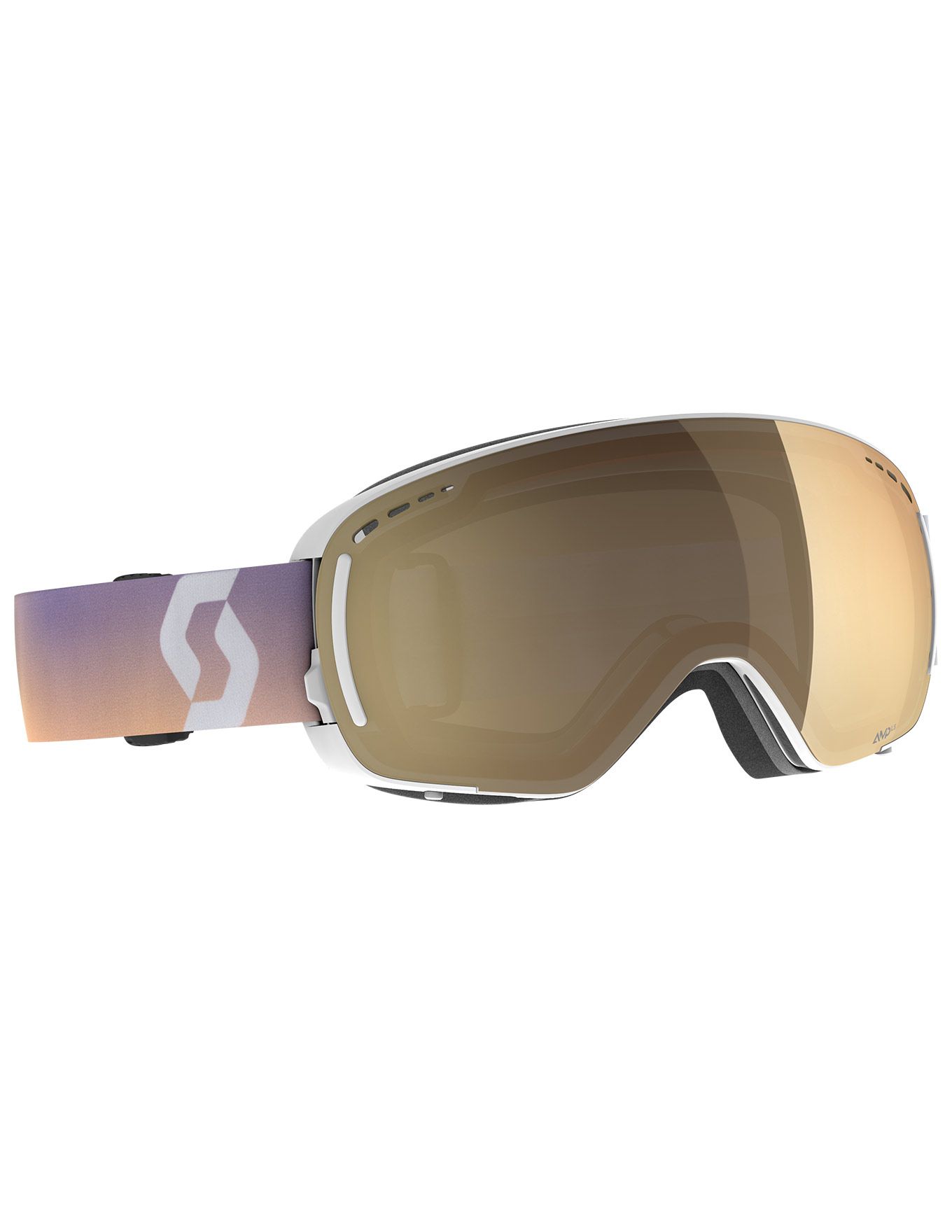 Lcg Compact Ls White / Soft Pink / Light Sensitive Bronze Chrome + Scott