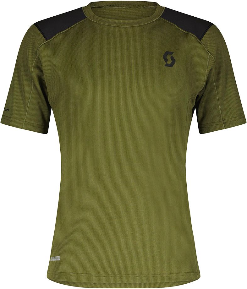 Defined Tech SS Shirt M Fir Green/Black + Scott