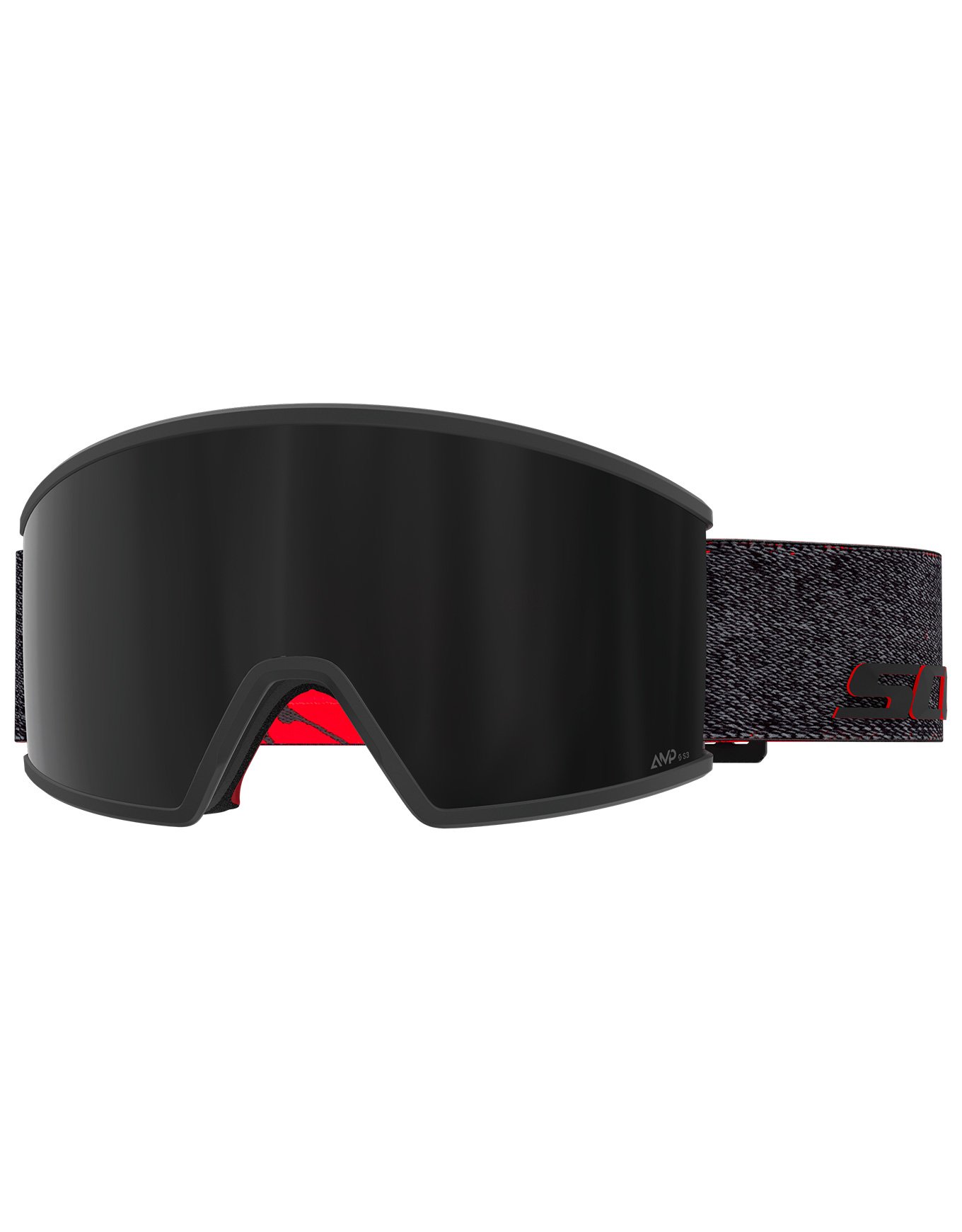 Ambit Black/Red AMP Black Chrome S3 + Scott