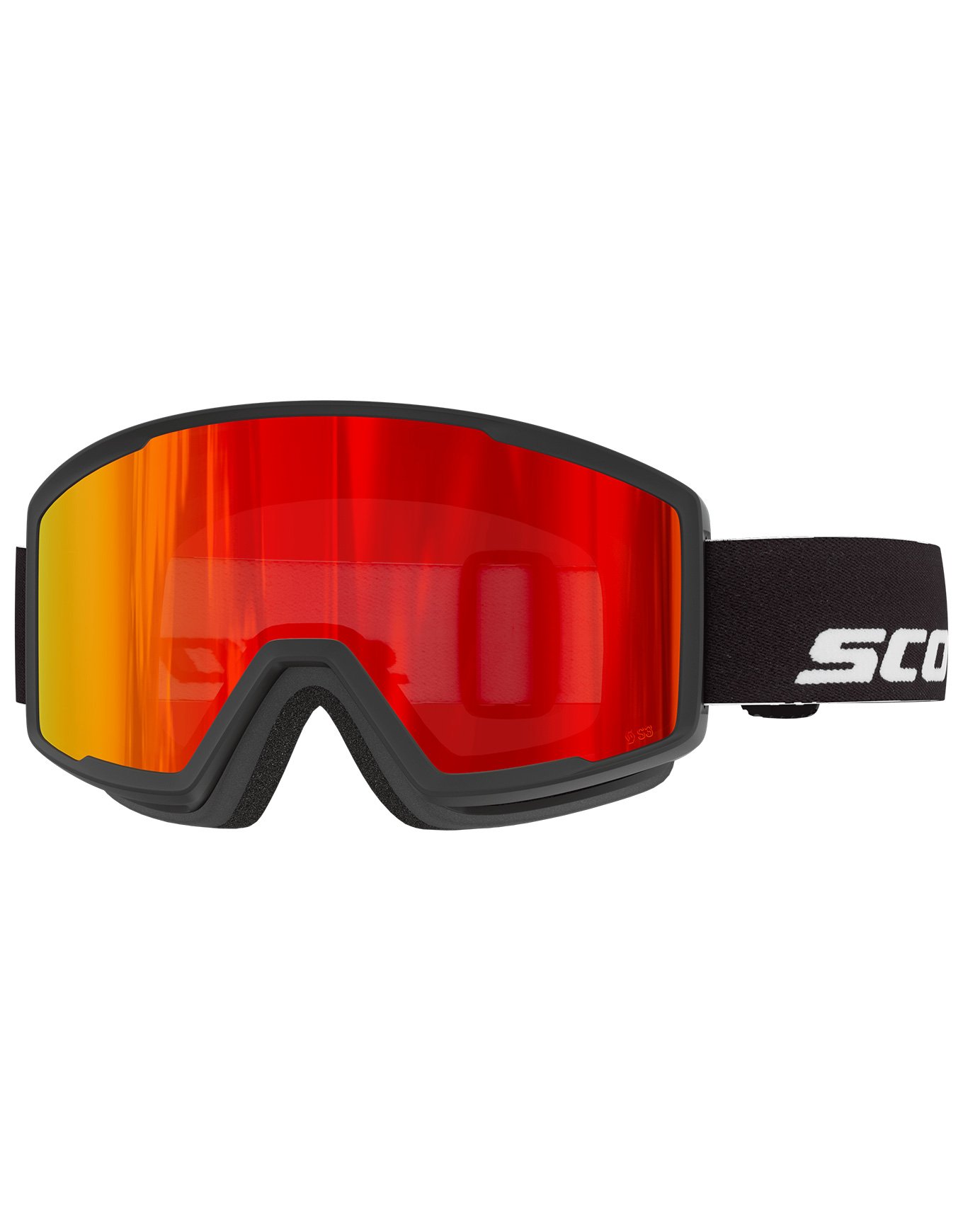 Trace Pro Compact Black Red Chrome S3 + Scott