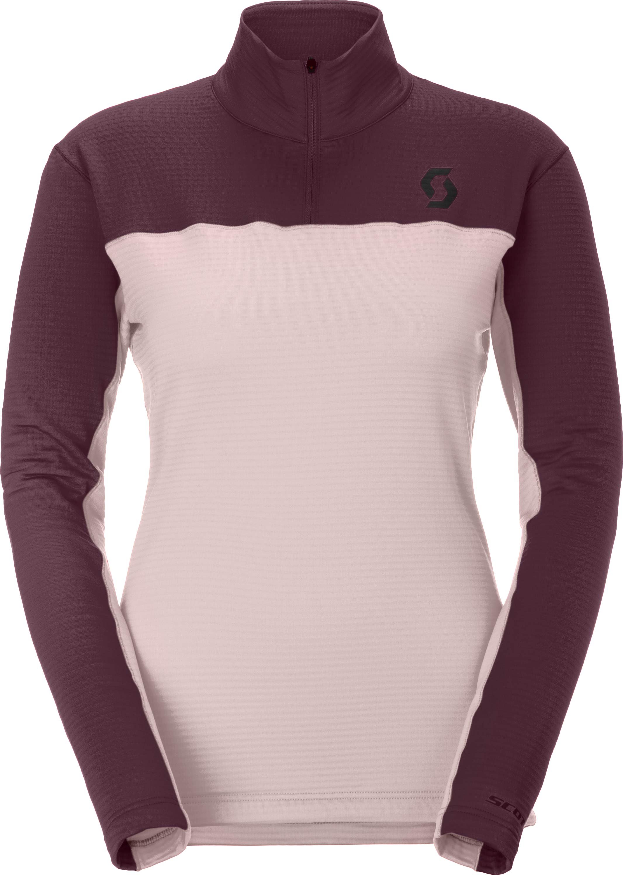 Defined Light Pullover W Wax Pink/Cocoa Red + Scott