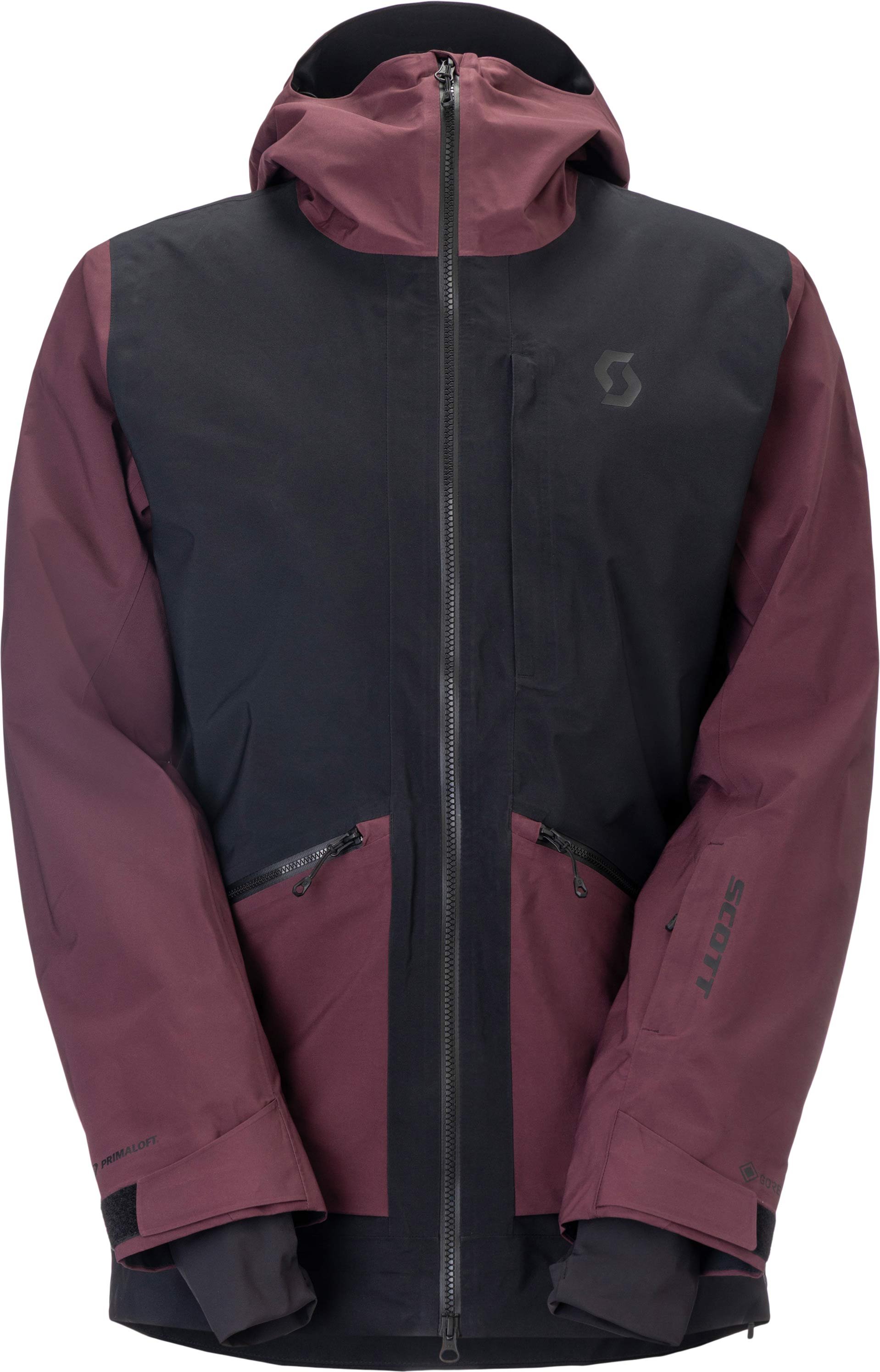 Vertic GTX 2L Primaloft Jacket M Black/Cocoa Red + Scott