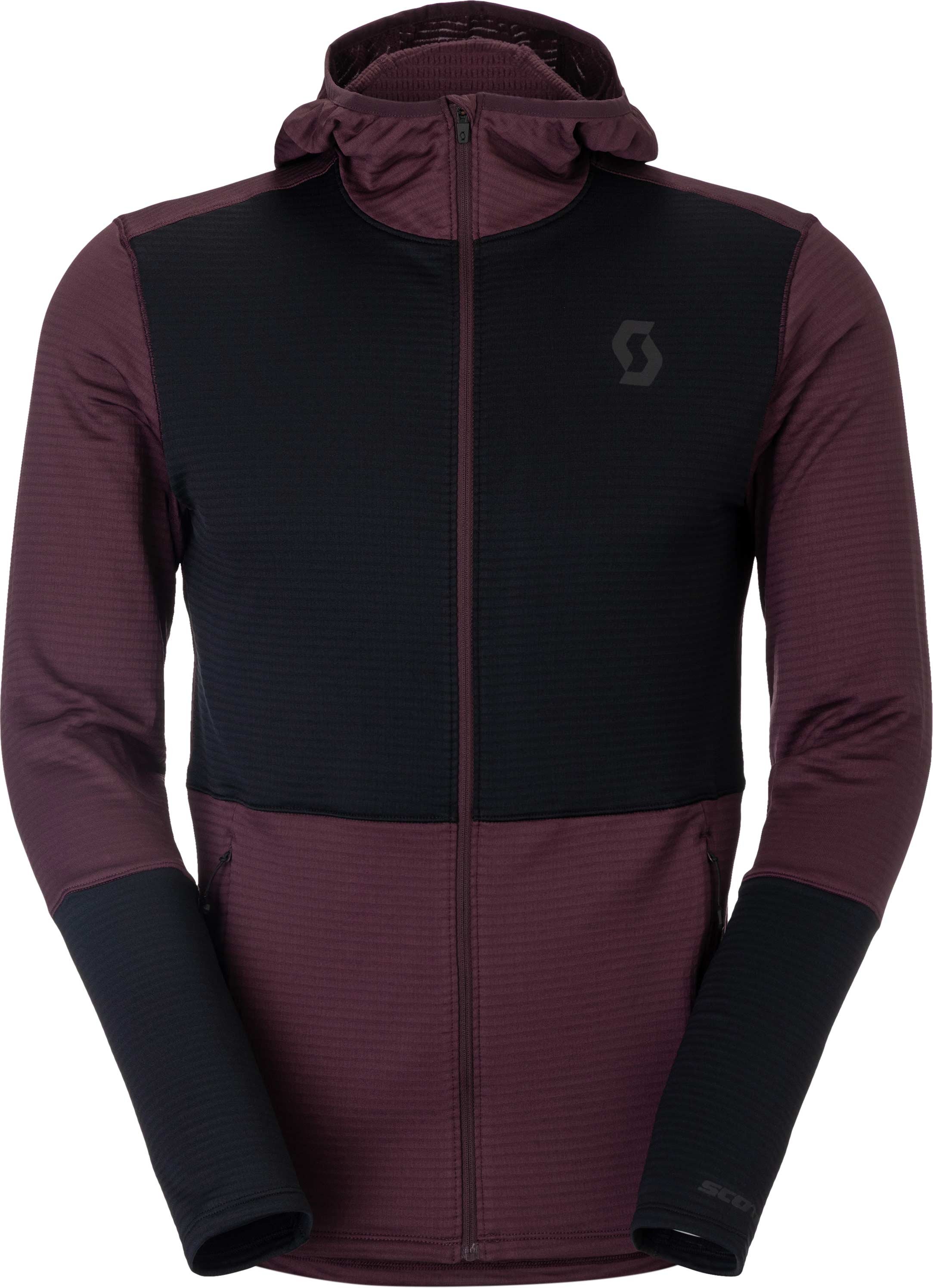 Defined Light Hoody M Cocoa Red/Black + Scott