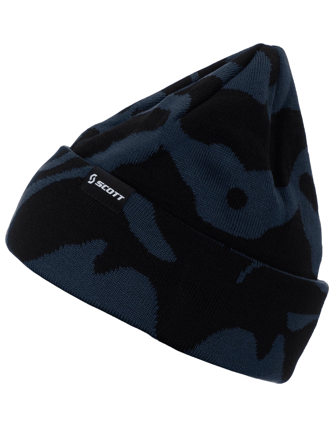 Beanie Jacquard Black/Dusk Blue + Scott