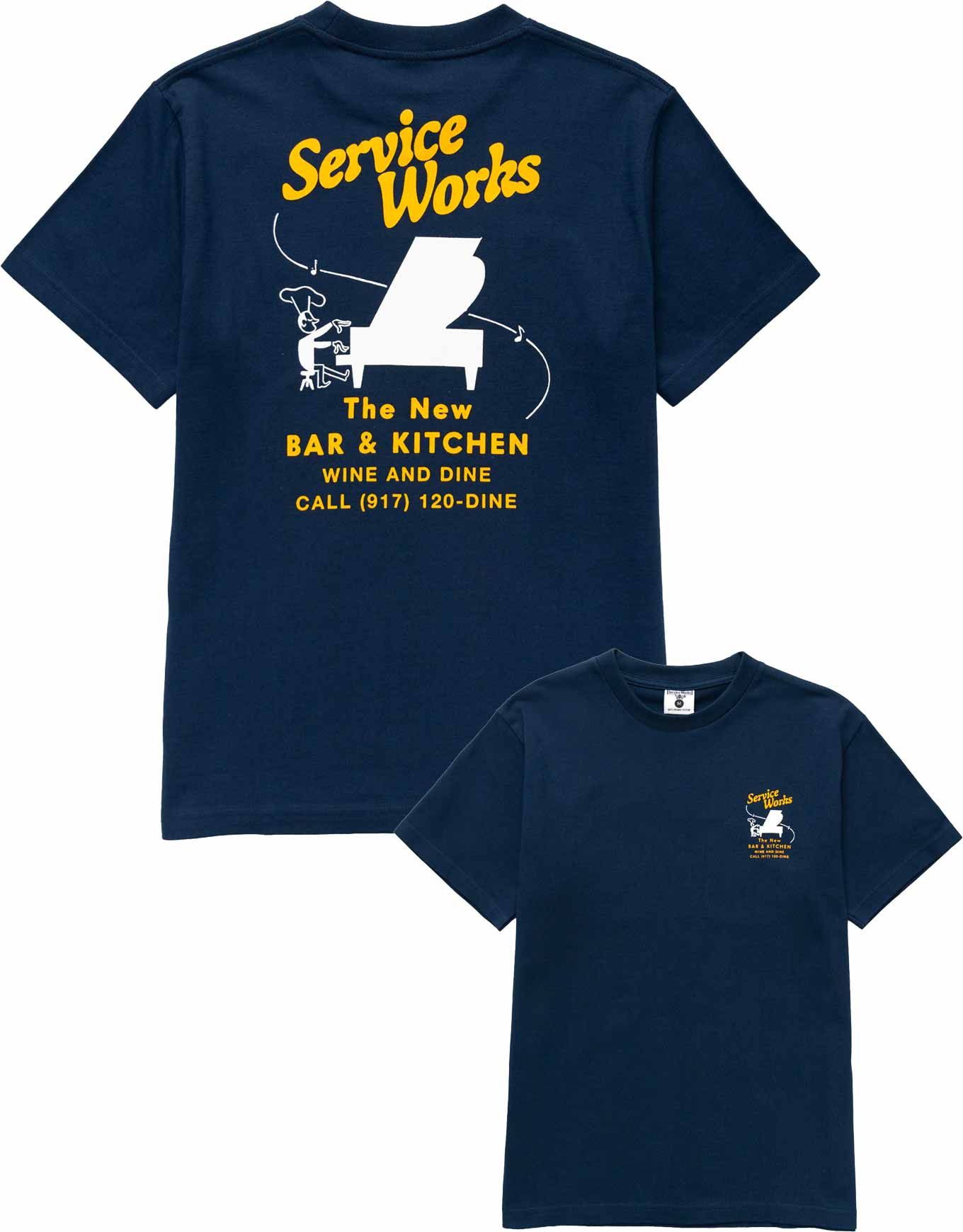 Bar Kitchen Tee Navy + Service Works