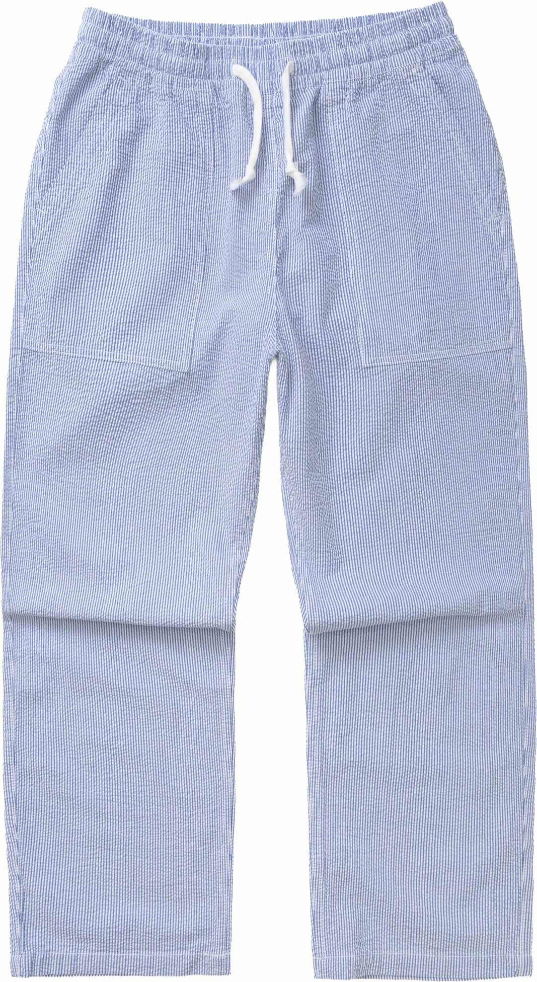 Seersucker Chef Pants Navy Stripe + Service Works