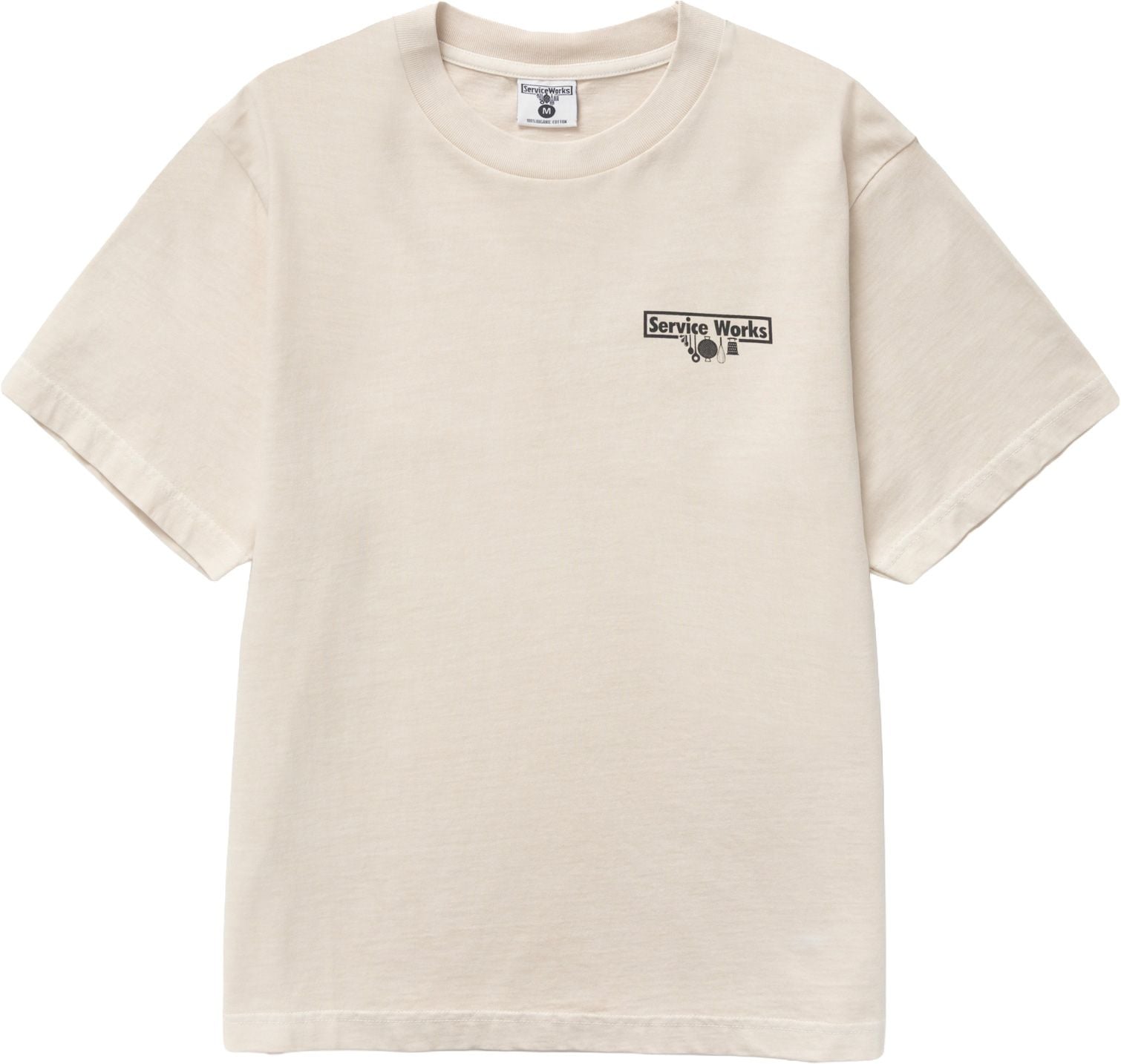Pigment Dyed Trademark Tee Natural + Service Works