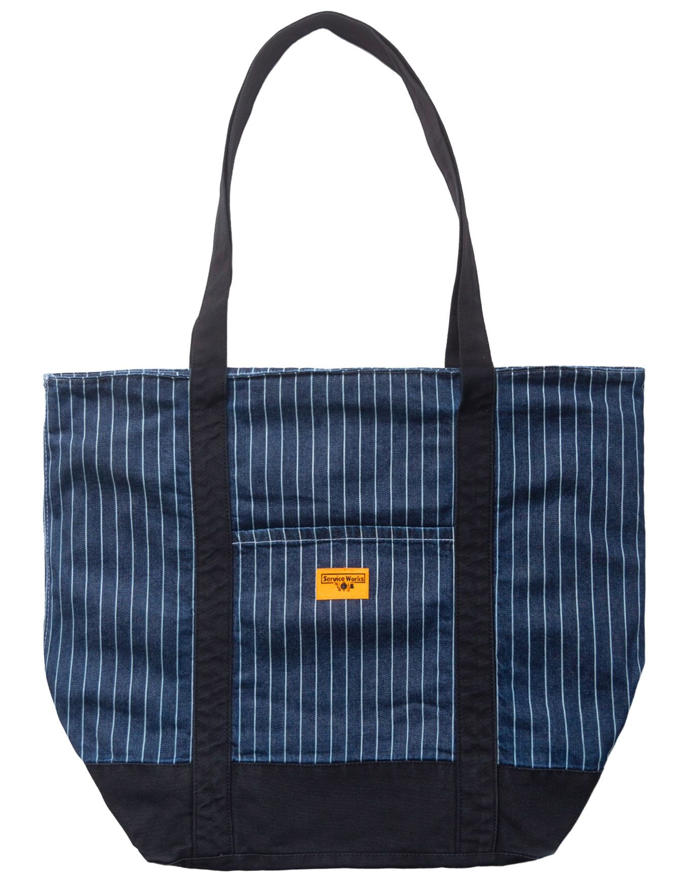 Pinstripe Denim Tote Indigo + Service Works