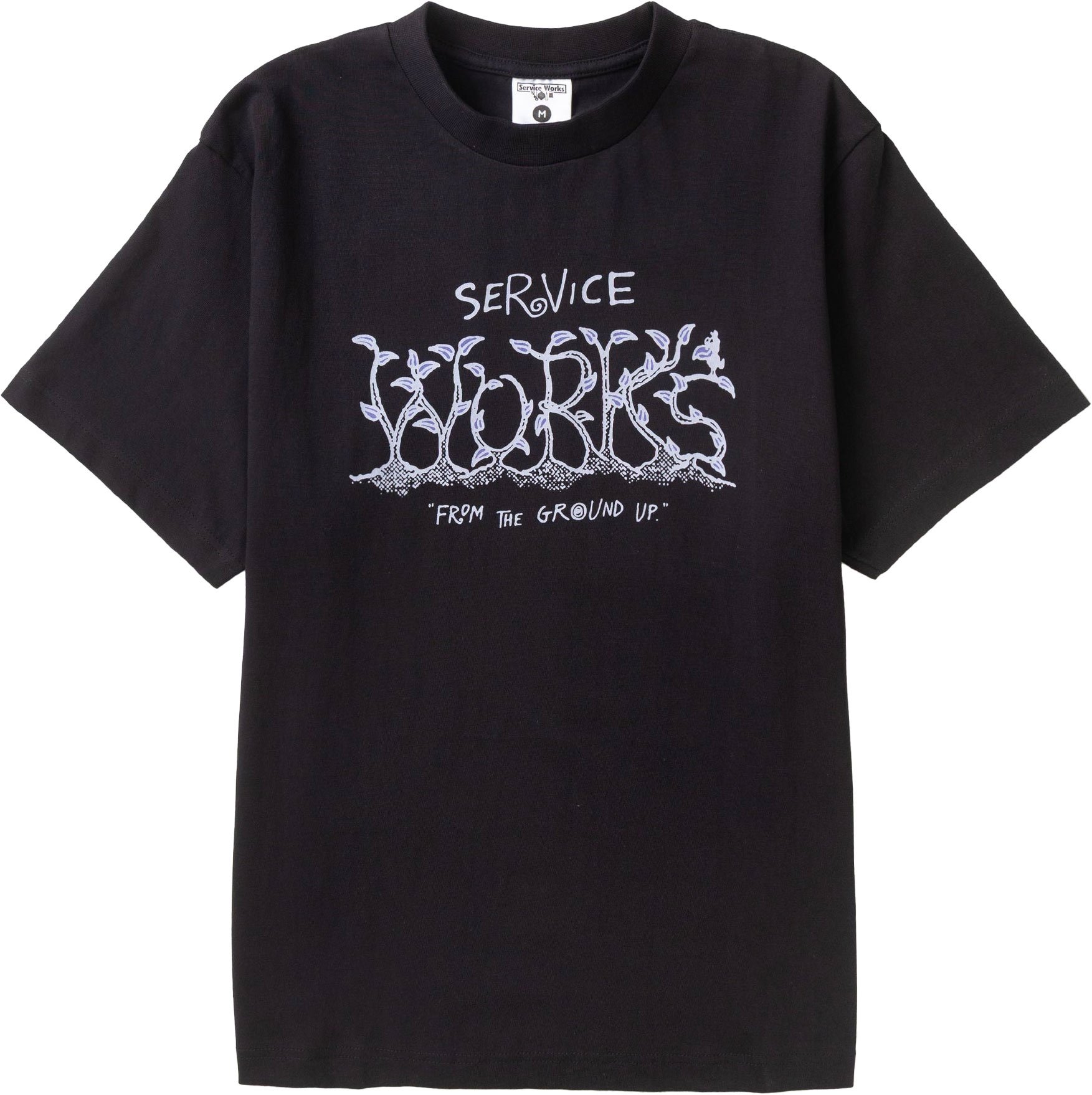 Ground Up Tee Black + Service Works