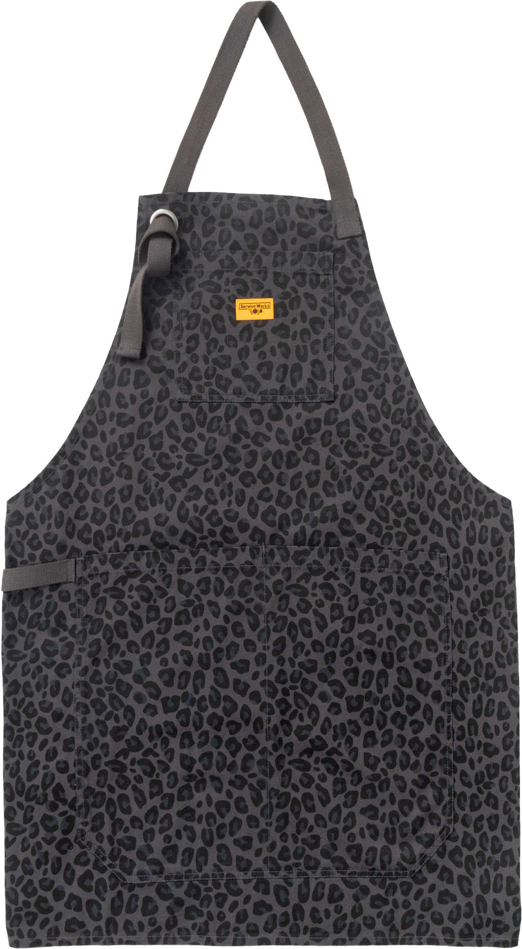 Patterned Apron Black Leopard + Service Works