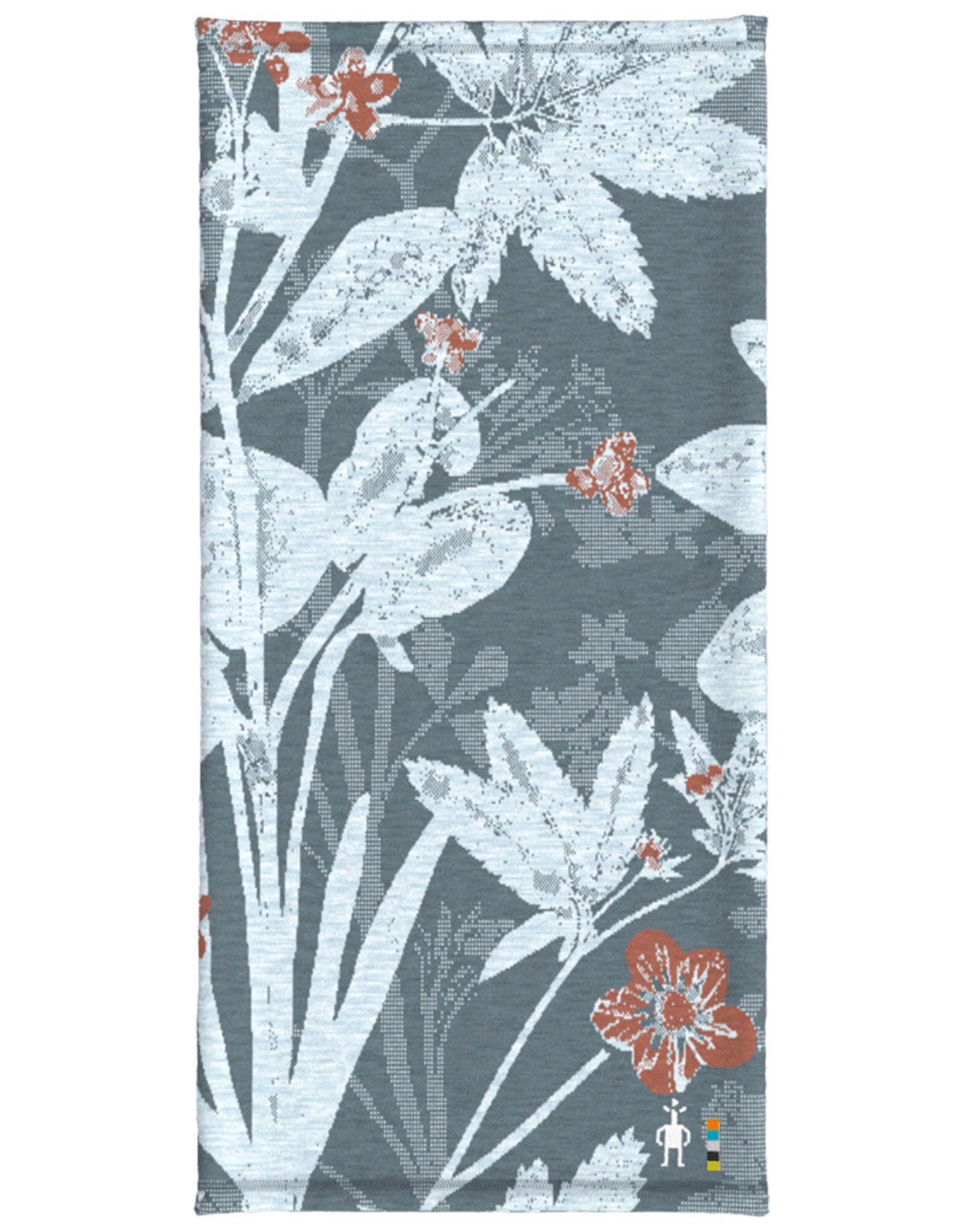 Thermal Merino Long Neck Gaiter Winter Sky Floral + Smartwool