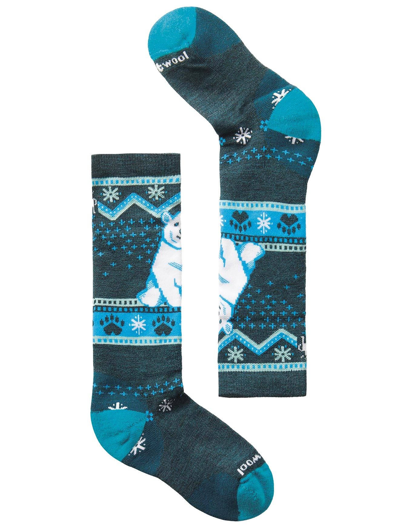 SmartWool Chaussettes de Ski - Targeted Cushion Summit Shot OTC - 039 light gray