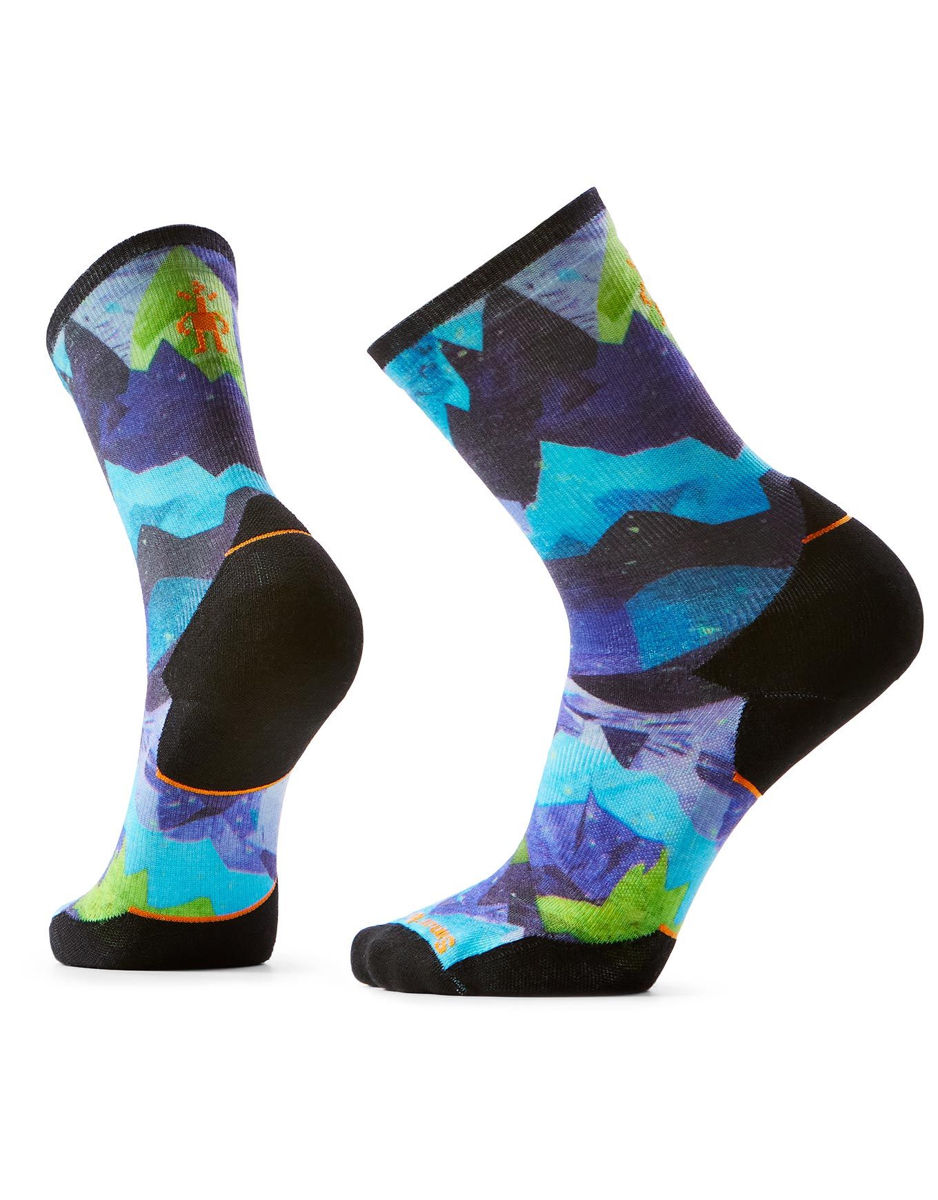 Trail Run Targeted Cushion Summit Sector Nightfall Blue + Smartwool