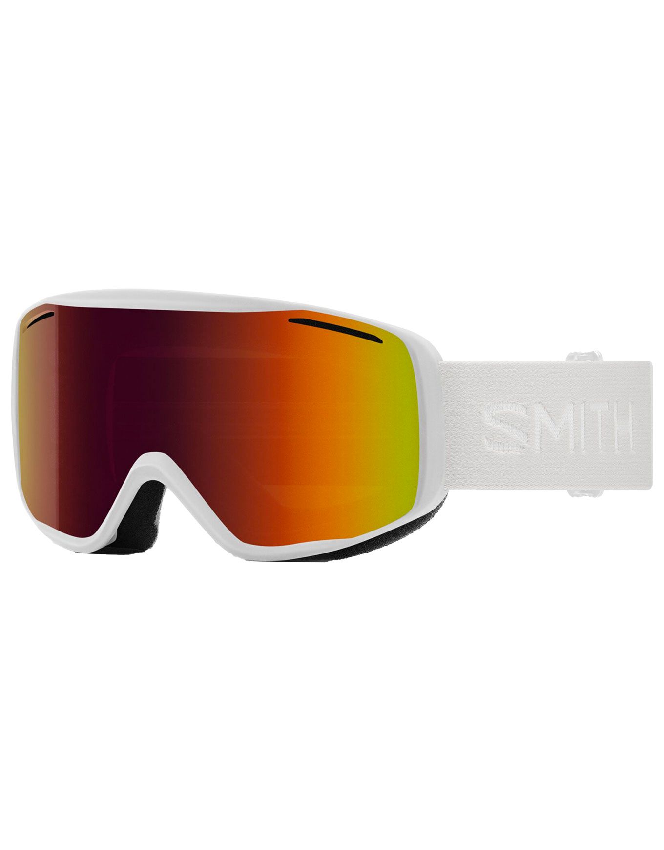 Rally White / Red Solx Mirror Antifog + Smith